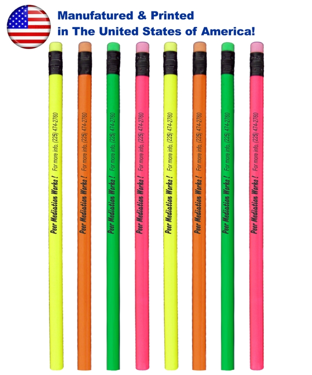 USA Made Neon Colored Pencil 1