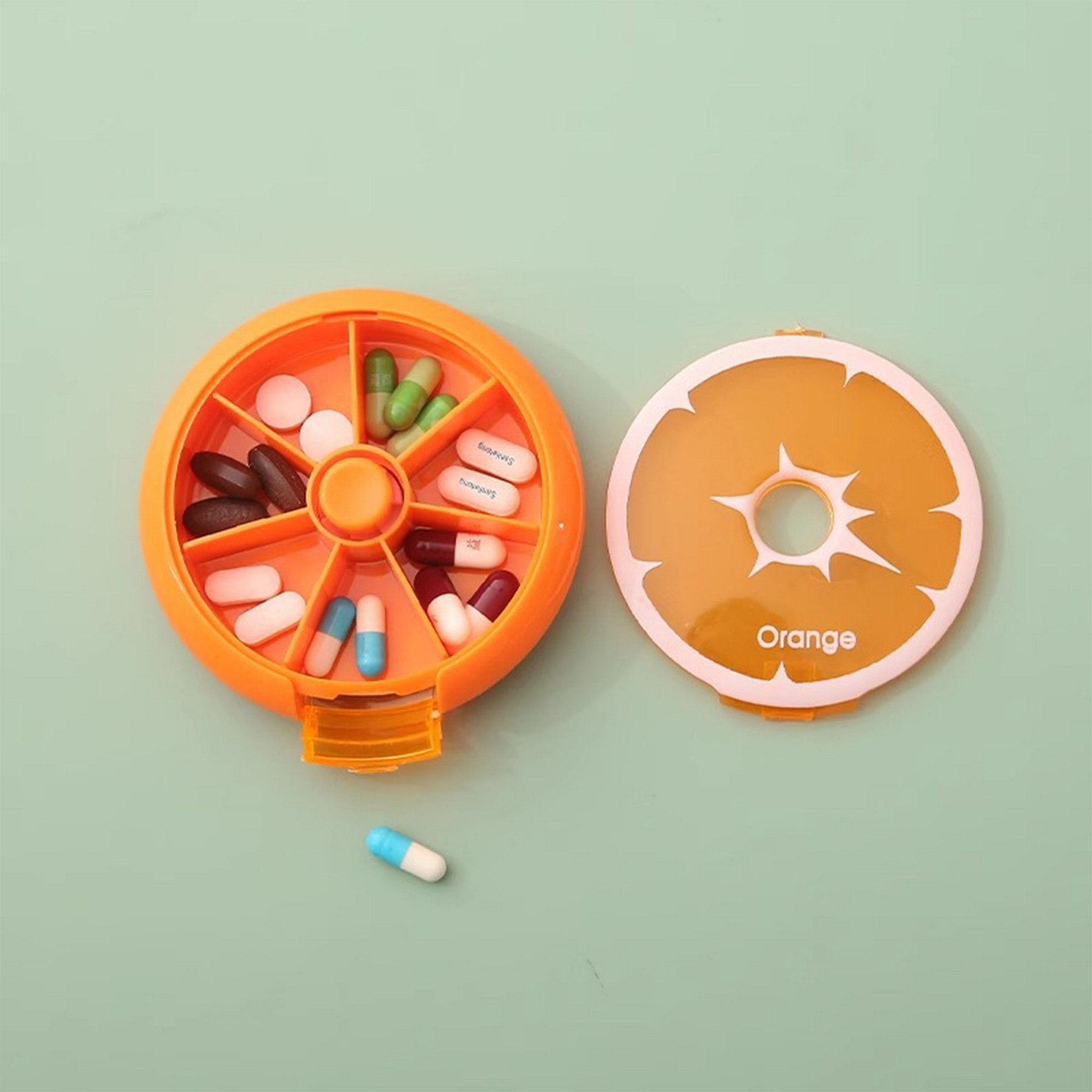 Mini 7-Day Weekly Pill Storage Case Box 2