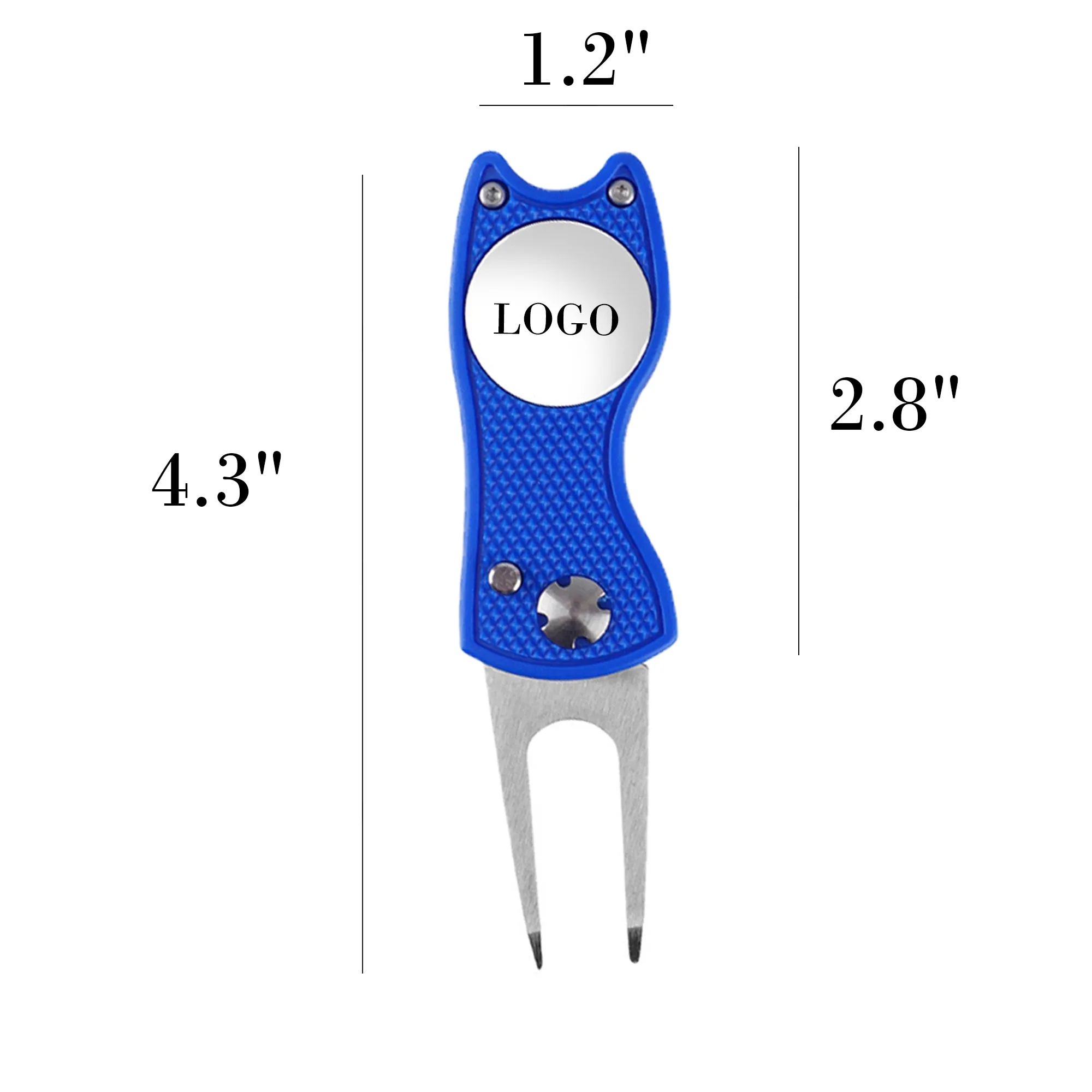 Golf Turf Cleaning Fork With ABS Plastic Handle 3