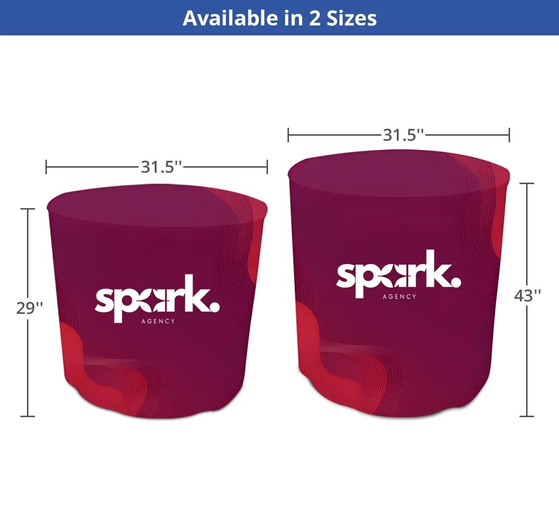 Round Fitted Table Cover (31.5" x 29") 5