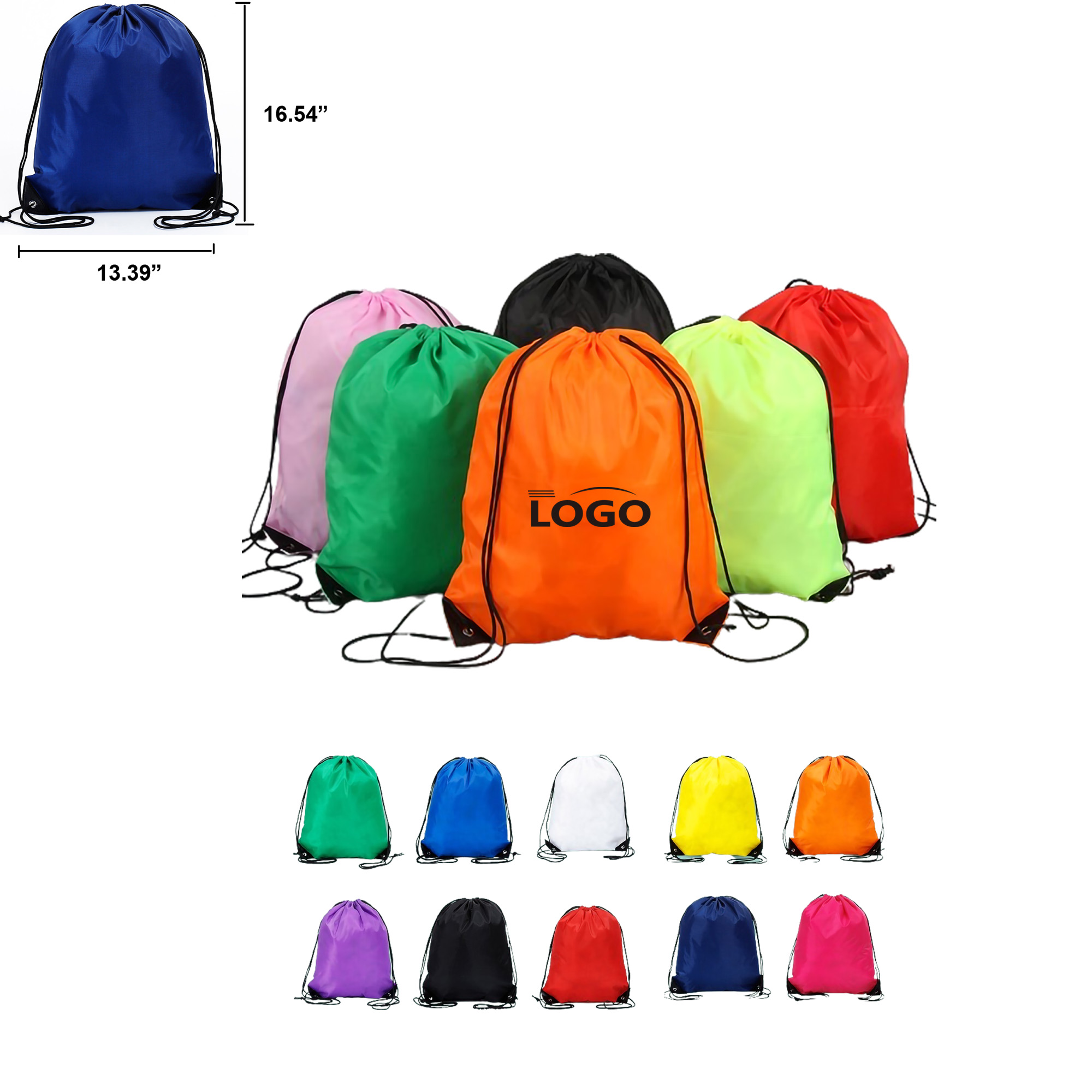 Liberty Bags Classic Cinch Up Drawstring Backpack 6