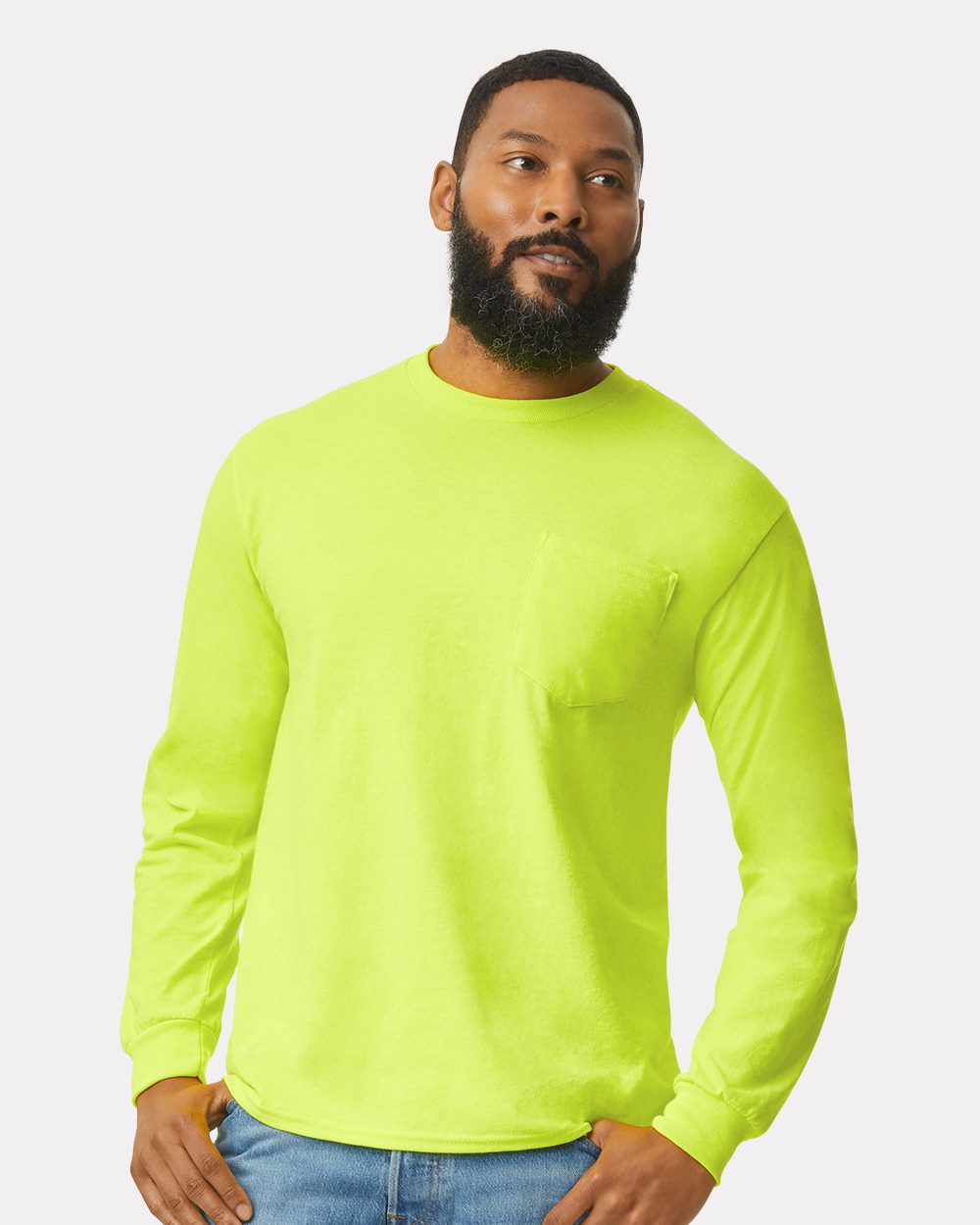 Ultra Cotton Long Sleeve Pocket T-Shirt