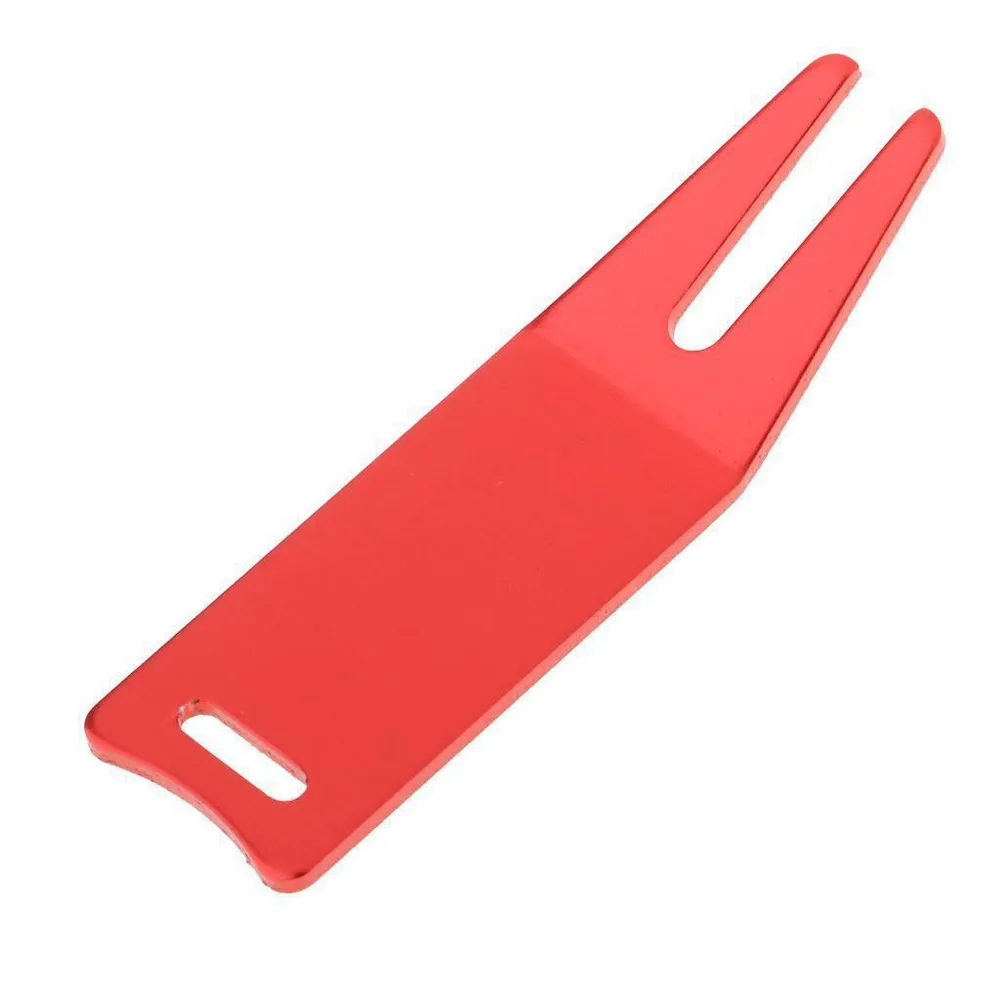 Aluminum Bent Golf Divot Repair Tool 3