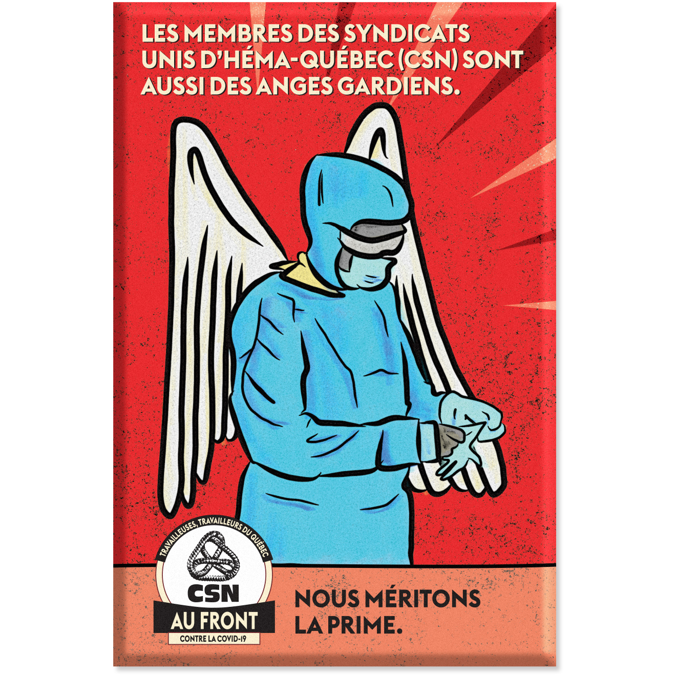 Metal Buttons rectangular (2" x 3") Four colour process