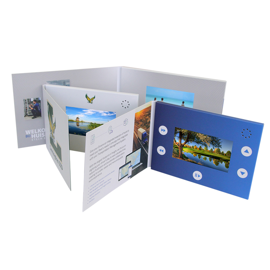 VidU 4.5 HD Video Mailer & Brochure with Full Color Printing – Custom Video Marketing Card 5