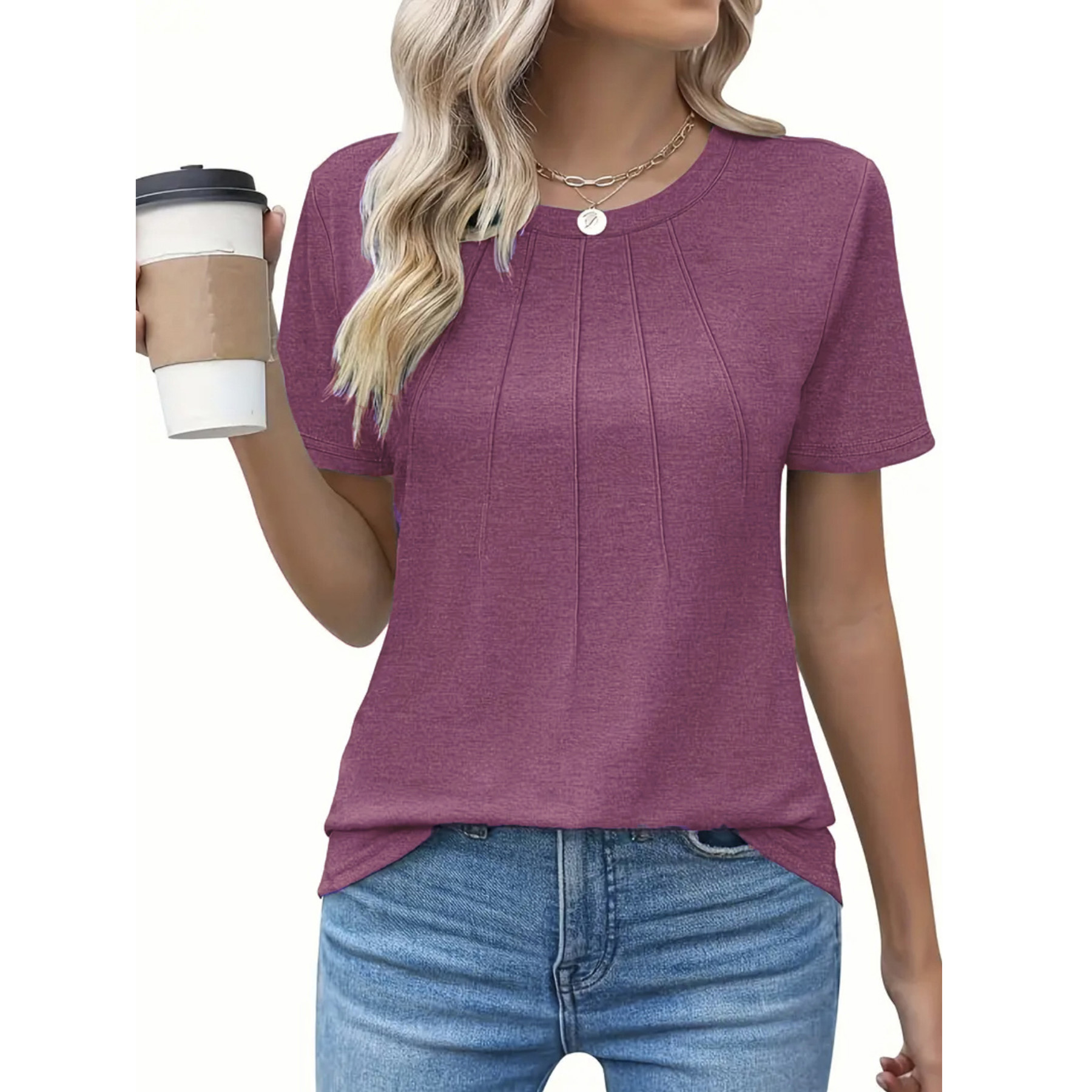 Blouses for Women Short Sleeve Shirts  5
