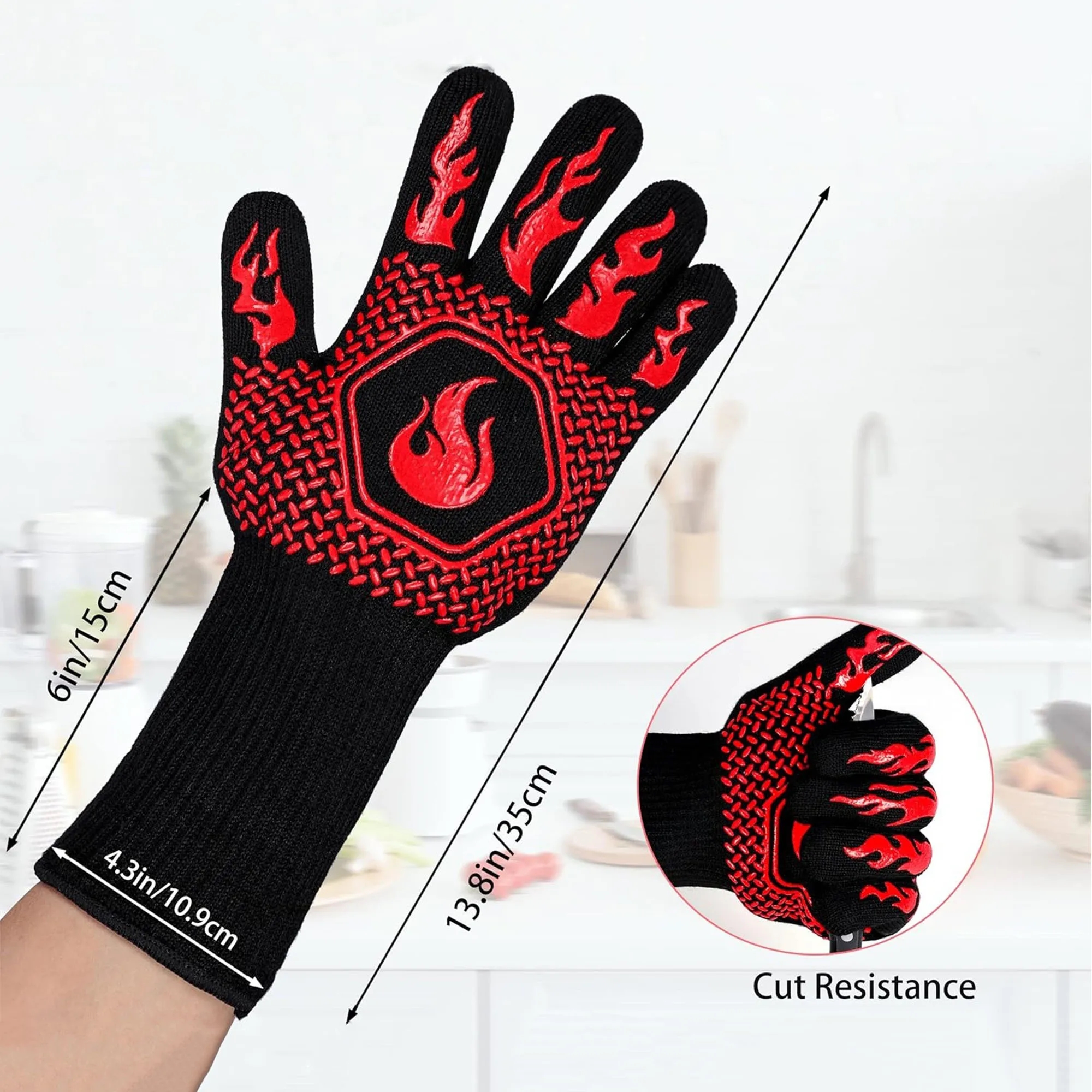 Barbecue Grill Gloves 9