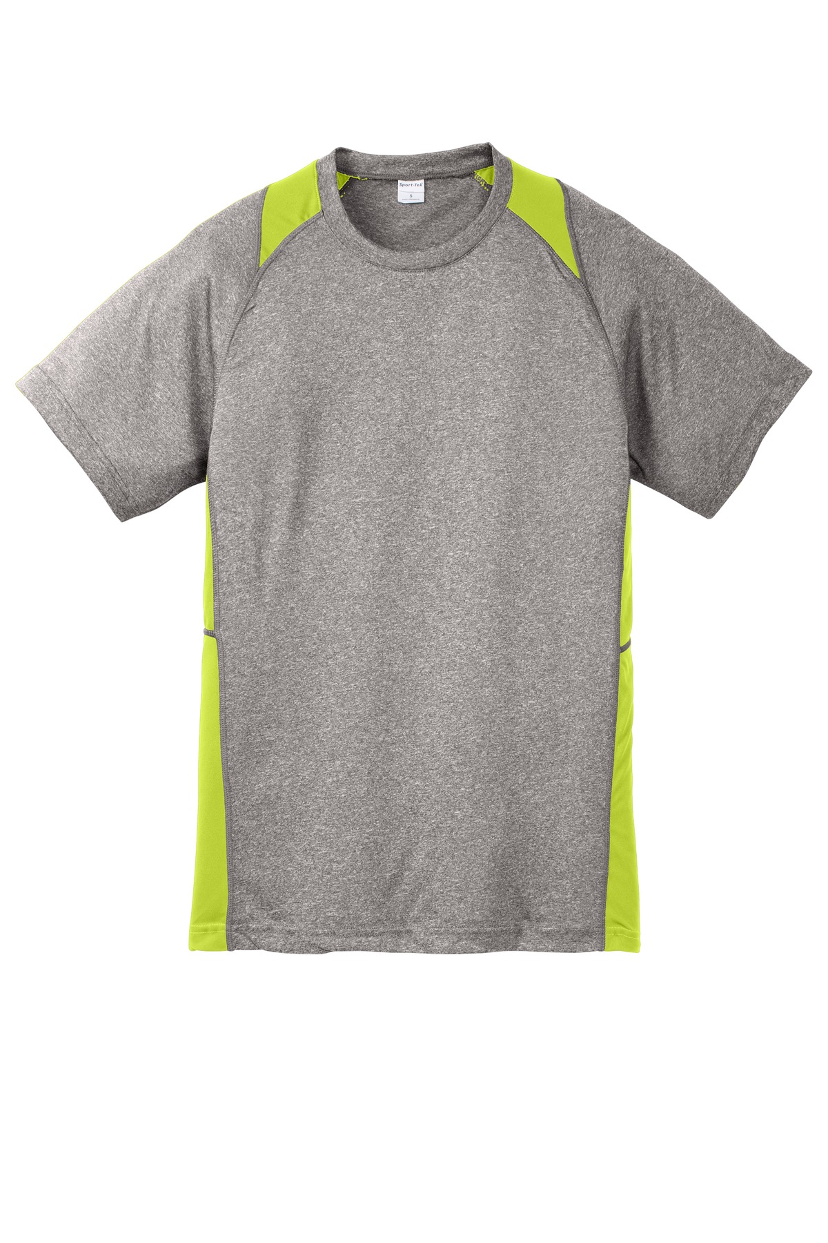 Sport-Tek Youth Heather Colorblock Contender Tee. YST361 6