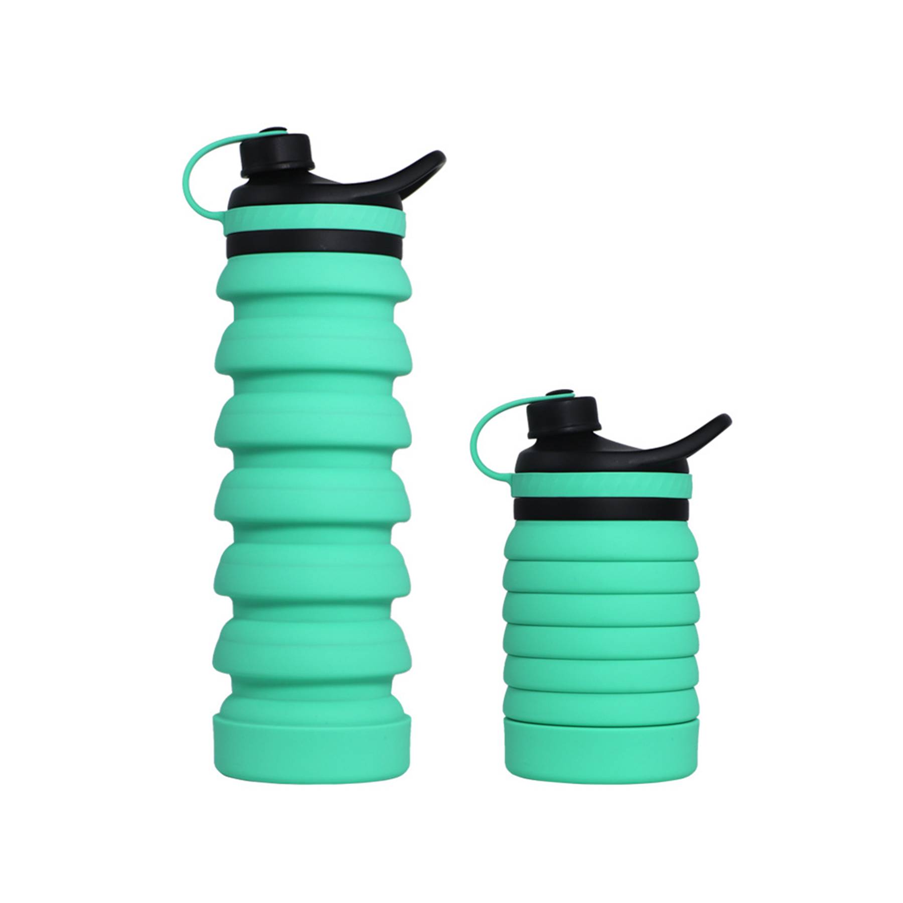 Silicone Foldable Water Bottle for Travel Sports 1