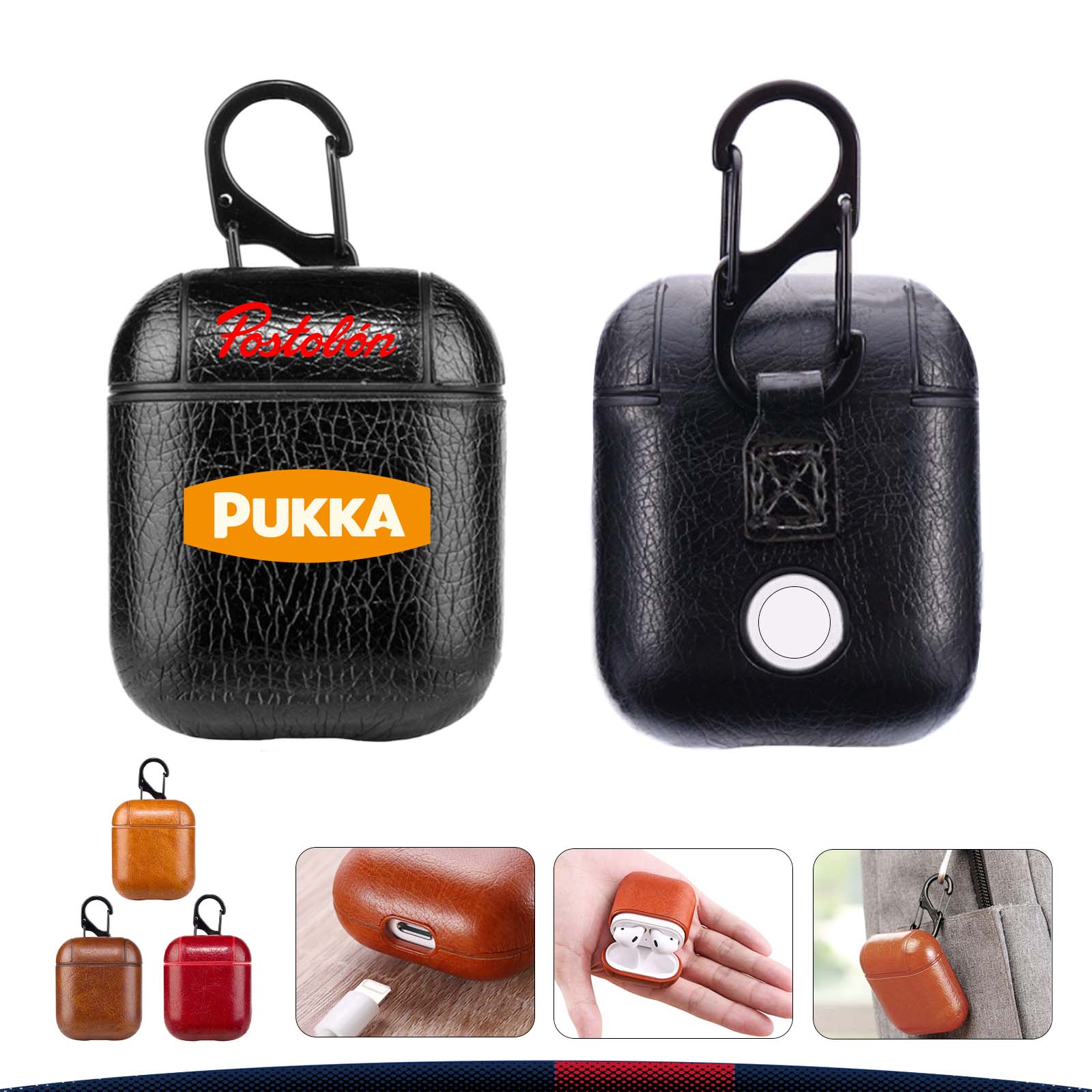 Osman Wireless Bluetooth Earbuds PU Case 6