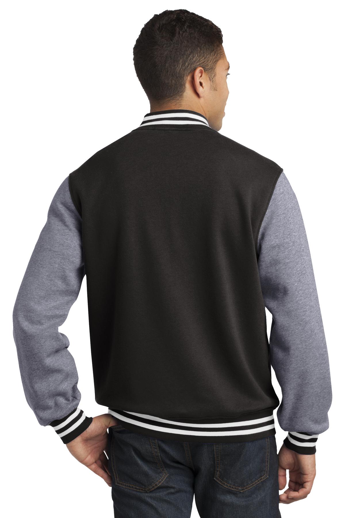 Fleece Letterman Jacket