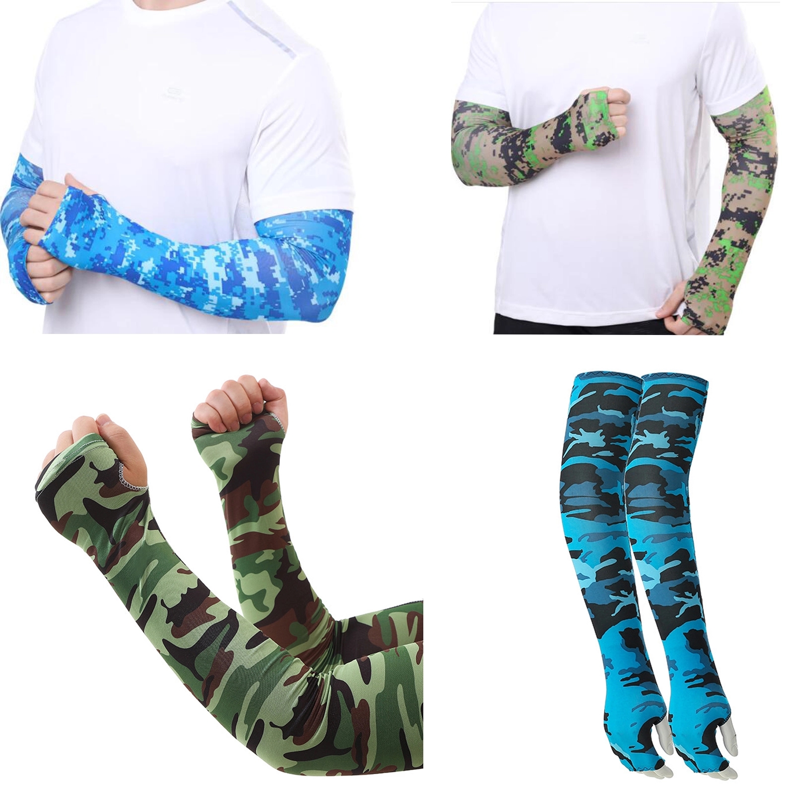 Camouflage Sublimation Full Color Arm Sleeve With Palm 2