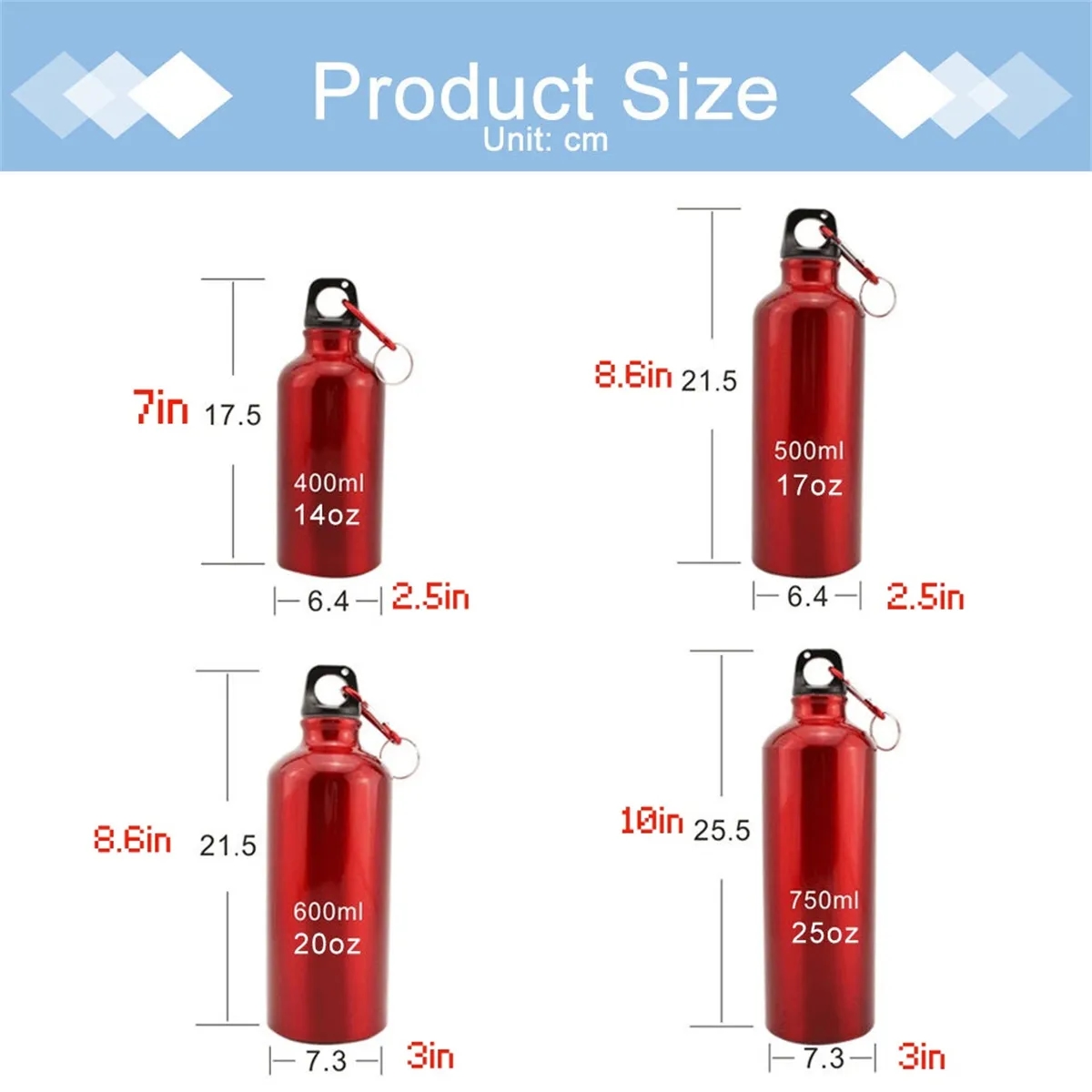 Pacific Aluminum Sport Bottle 2
