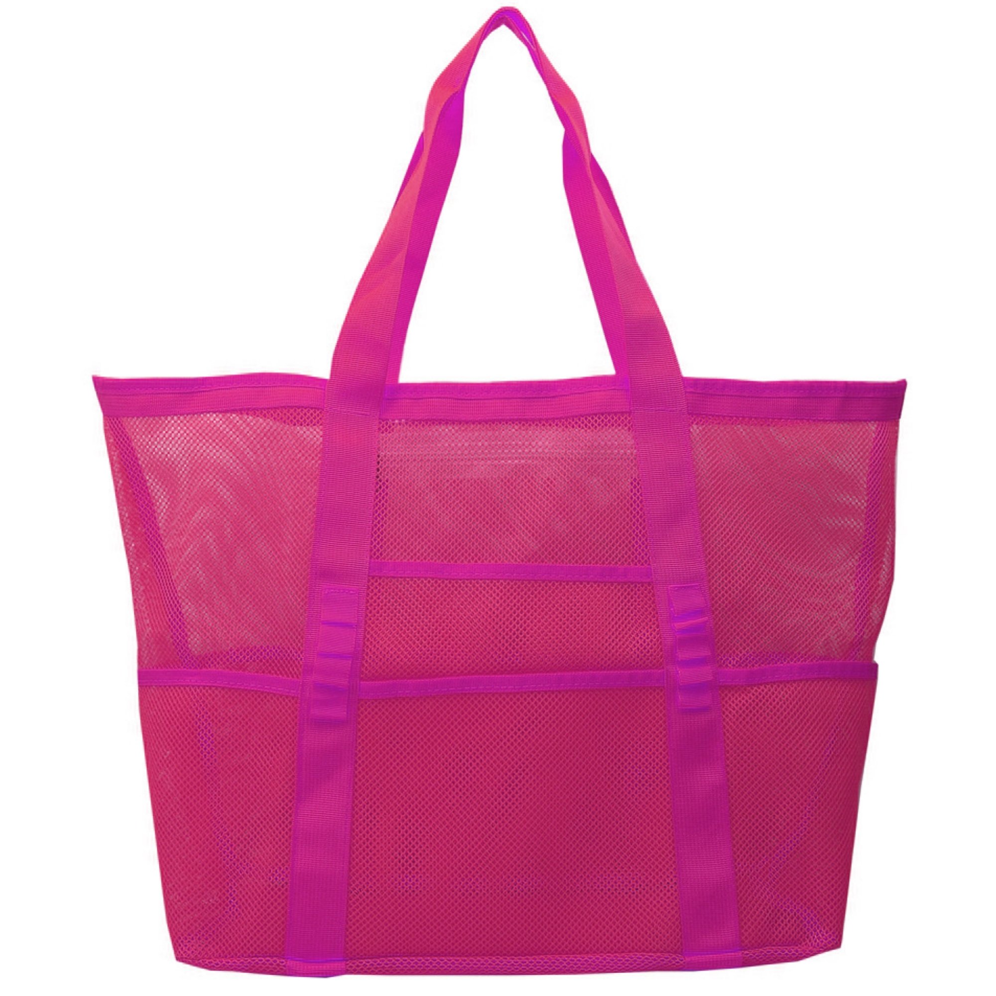 Extra Large Mesh Pockets Beach Bag 6