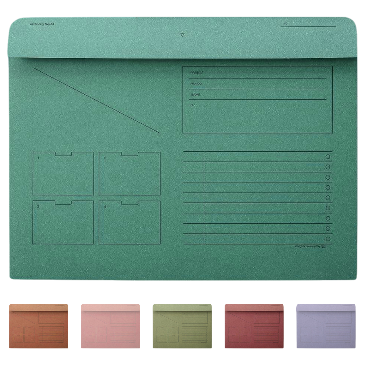 A4 Paper Pocket File Folder 7