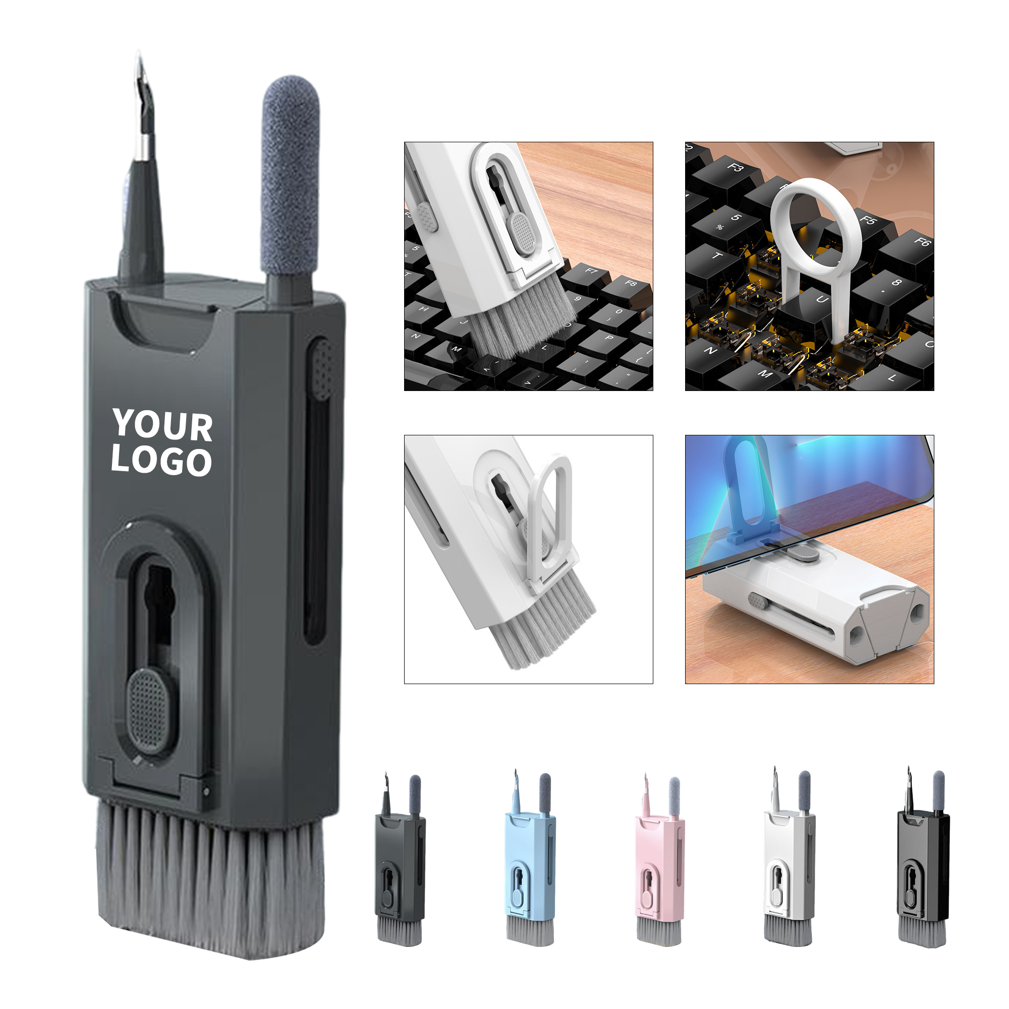 Eight In One Electronic Cleaning Kit 3.54" Length X 1.97" Width X 1.18" Height 3