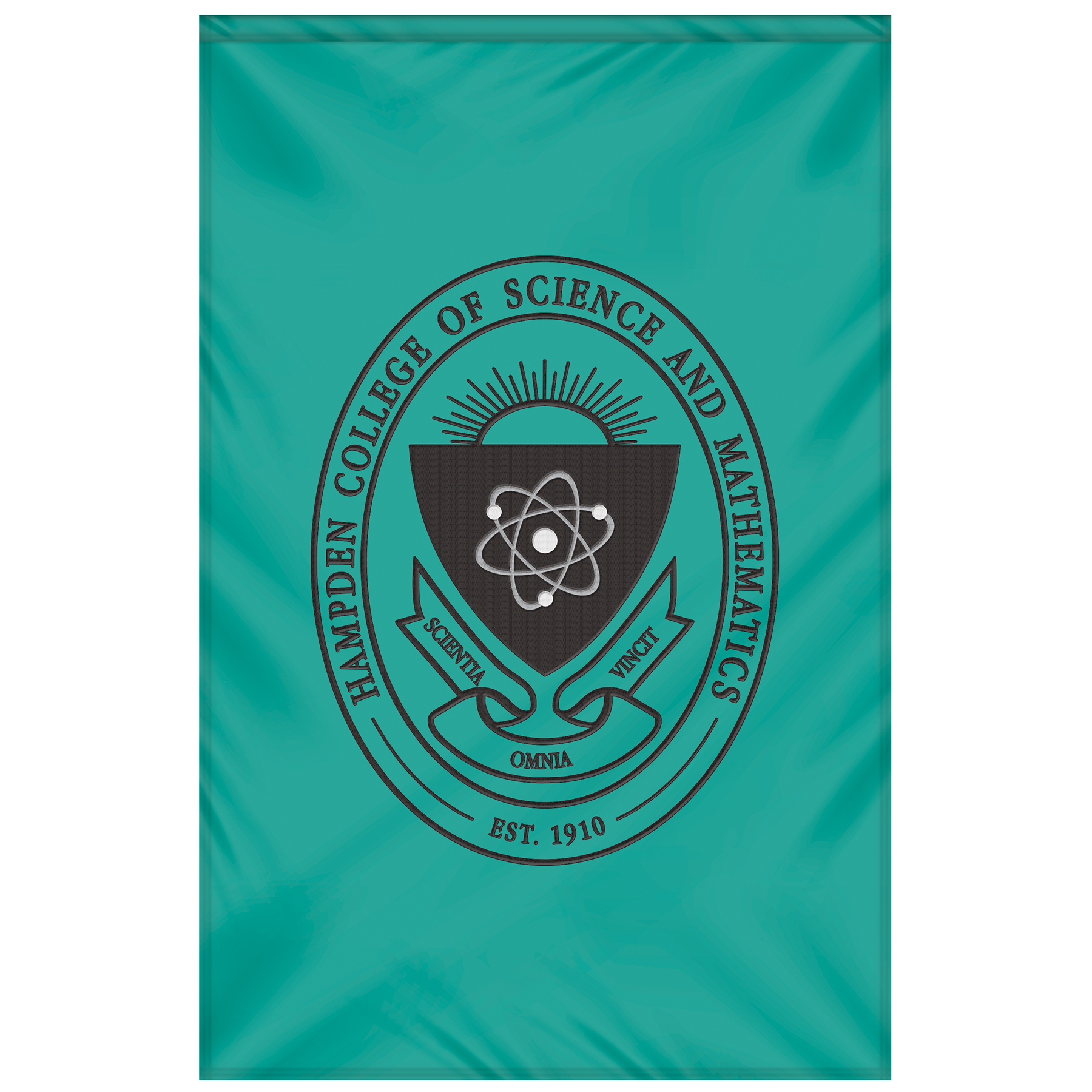 4' x 6' Single Sided Embroidered Banner with Pole Sleeve 2