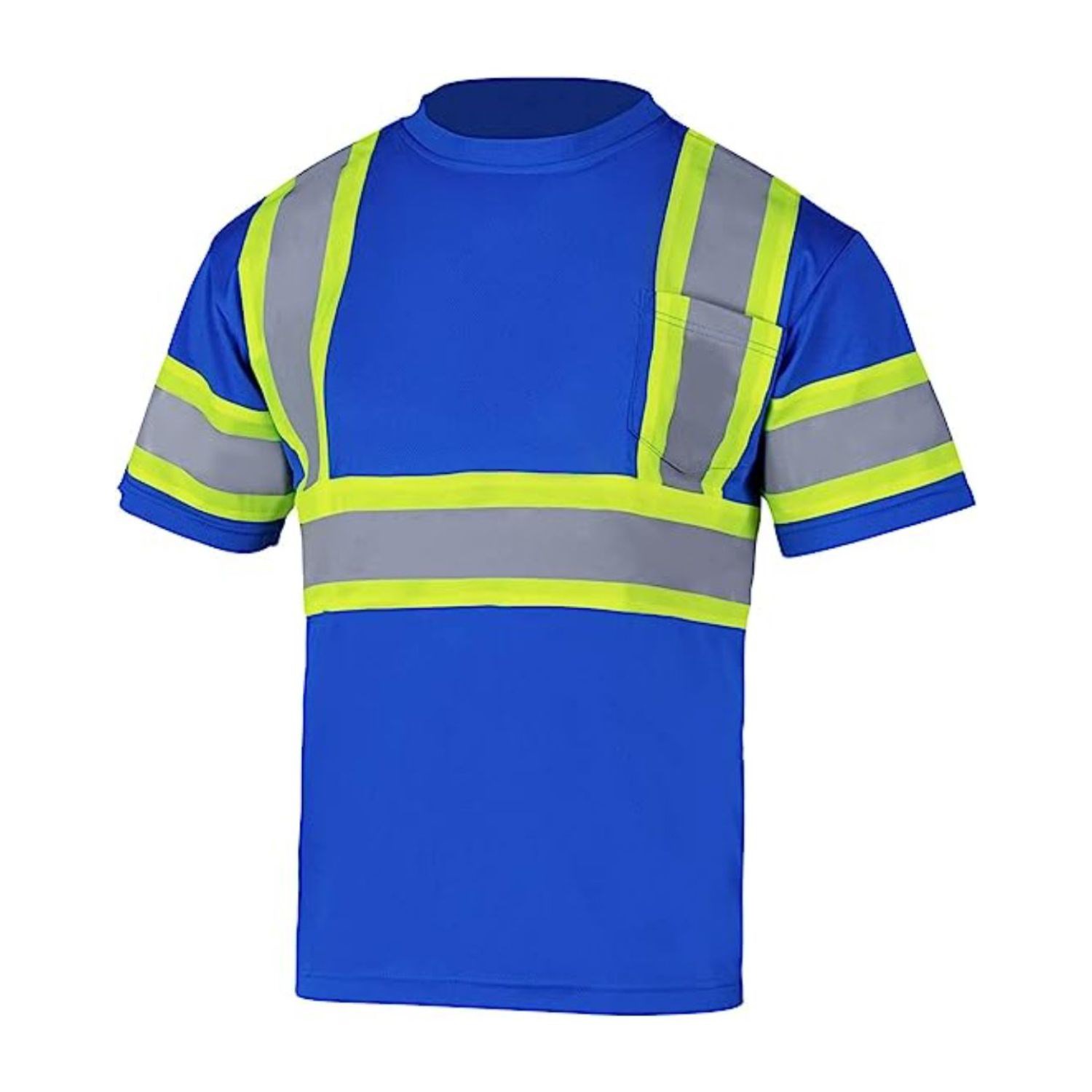 rPET Class 3 Green Choice Reflective Safety T-Shirt W/ Pocket 5