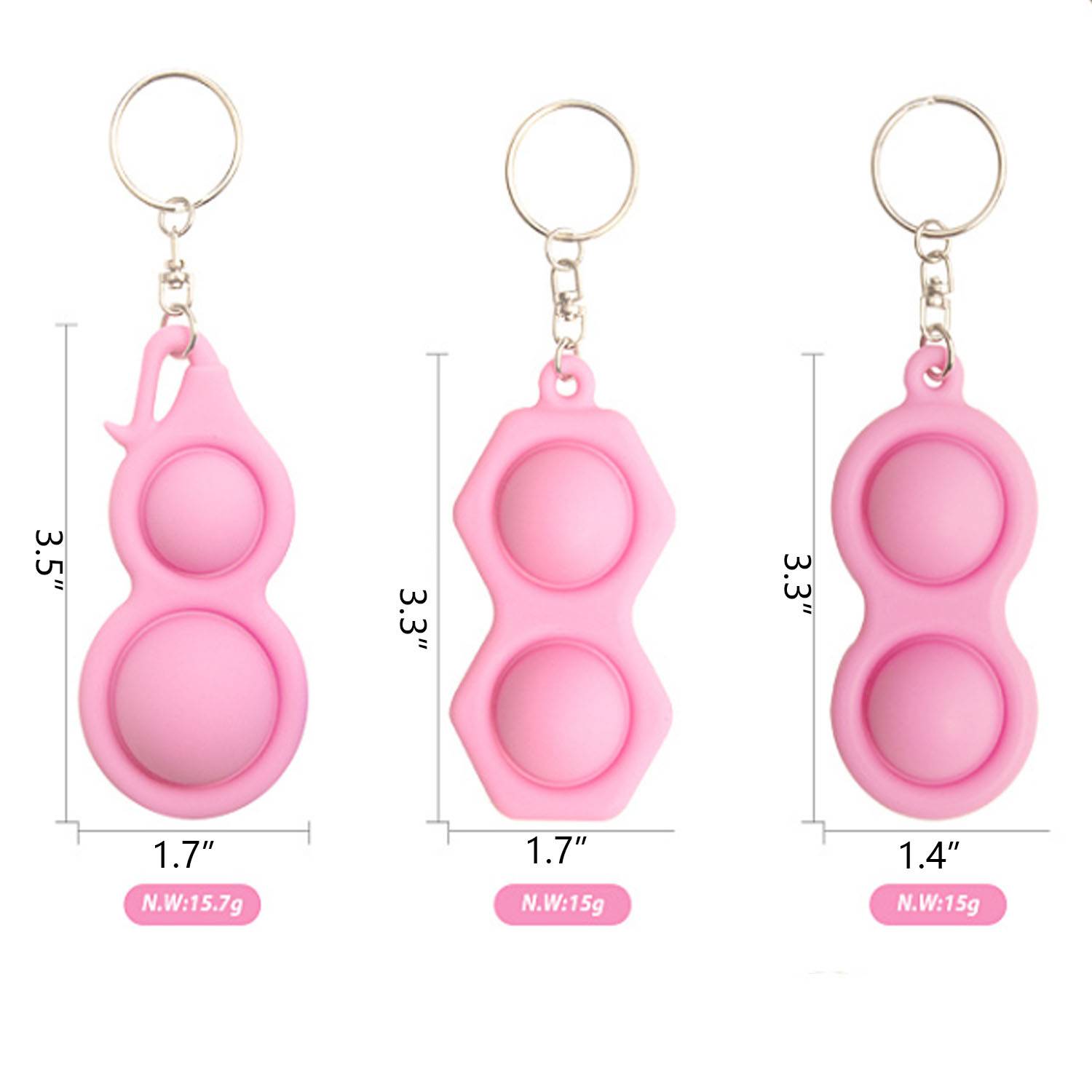 Push Pop Bubble Keychain 4