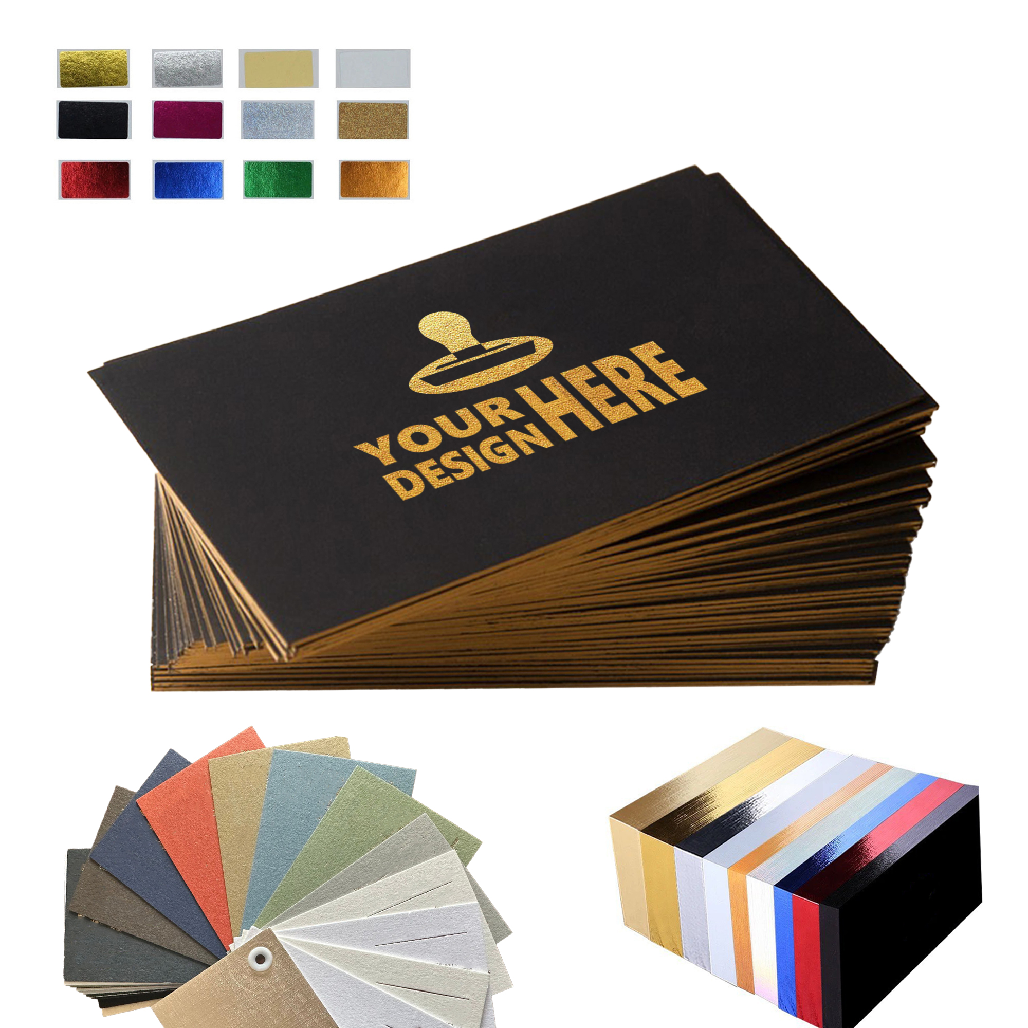 Foil Stamped Premium Paper Business Cards 2