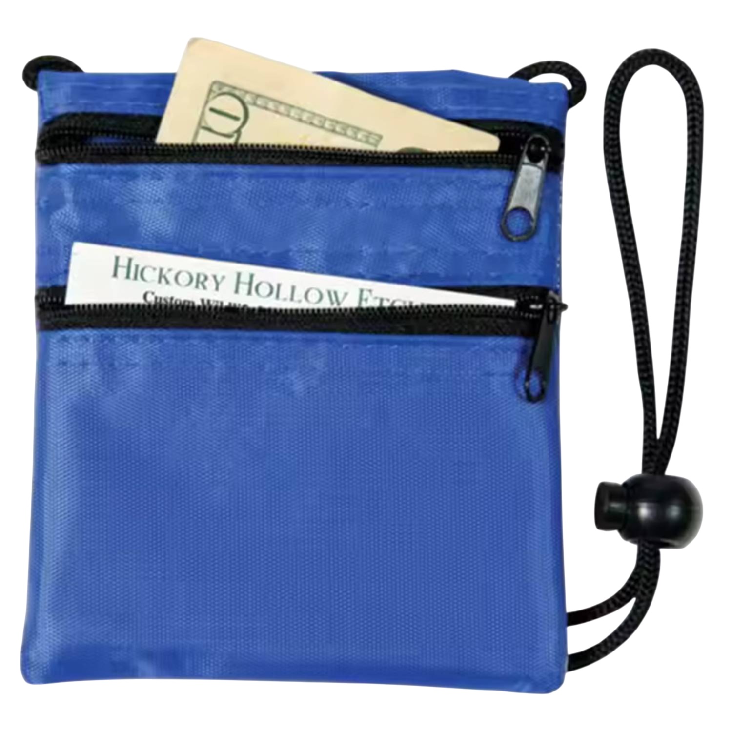 Dual Zip Travel Neck Wallet 4