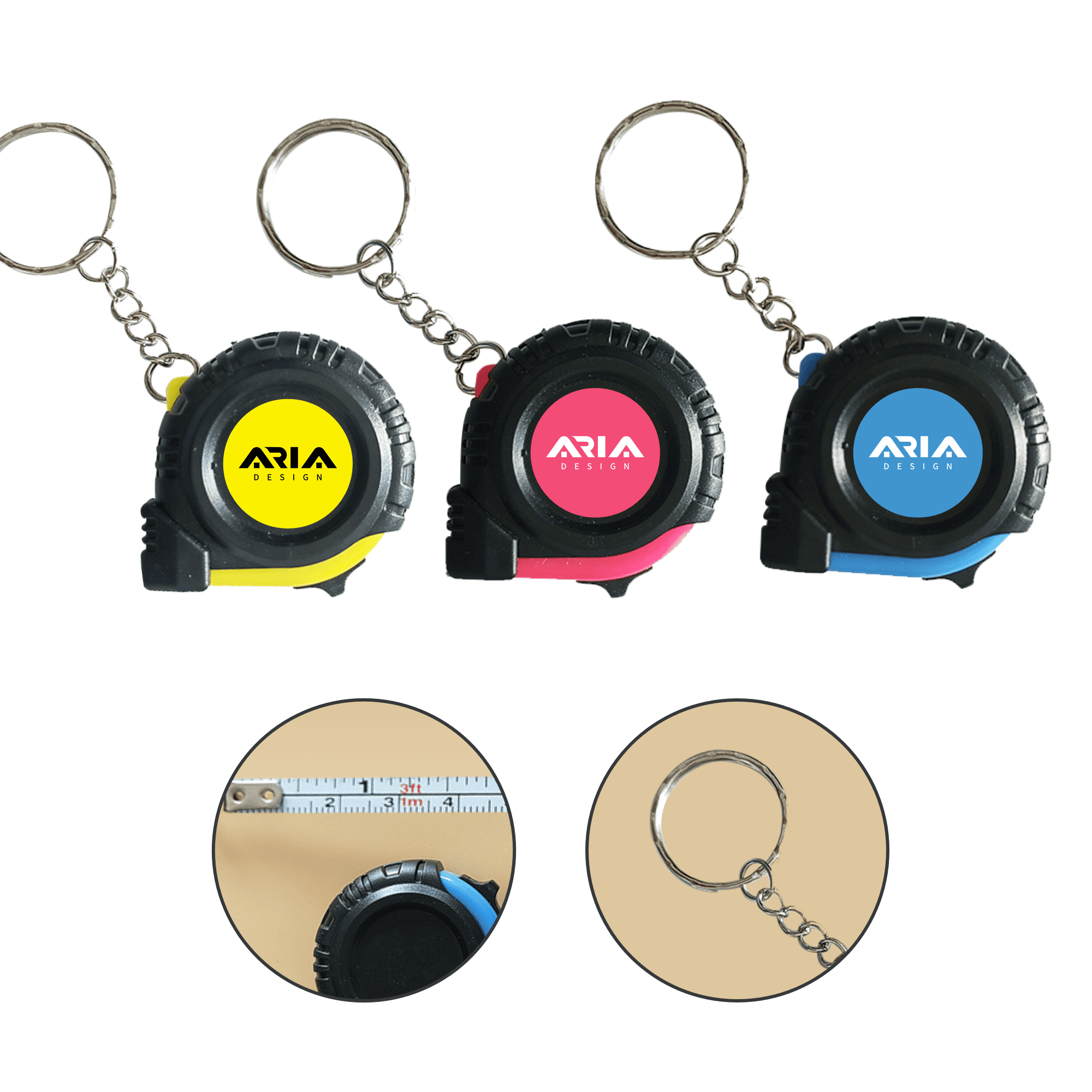 Eco-Friendly Keychain Steel Tape Rule 3