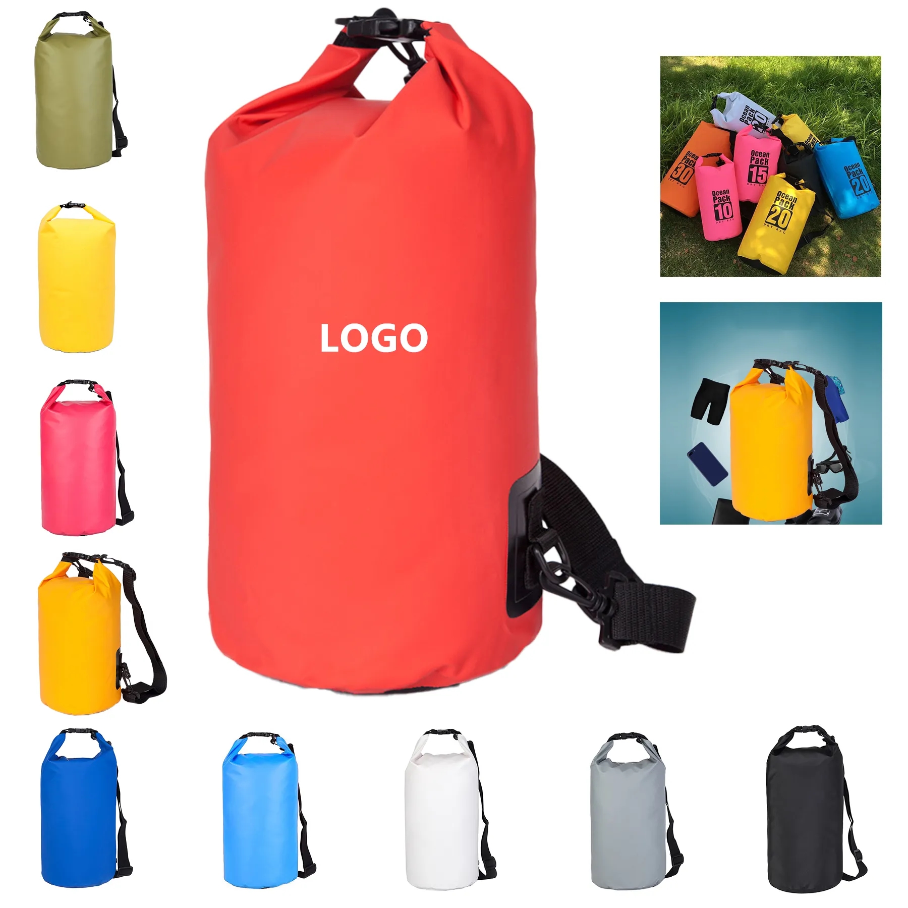 Floating Waterproof Dry Bag 20L 4