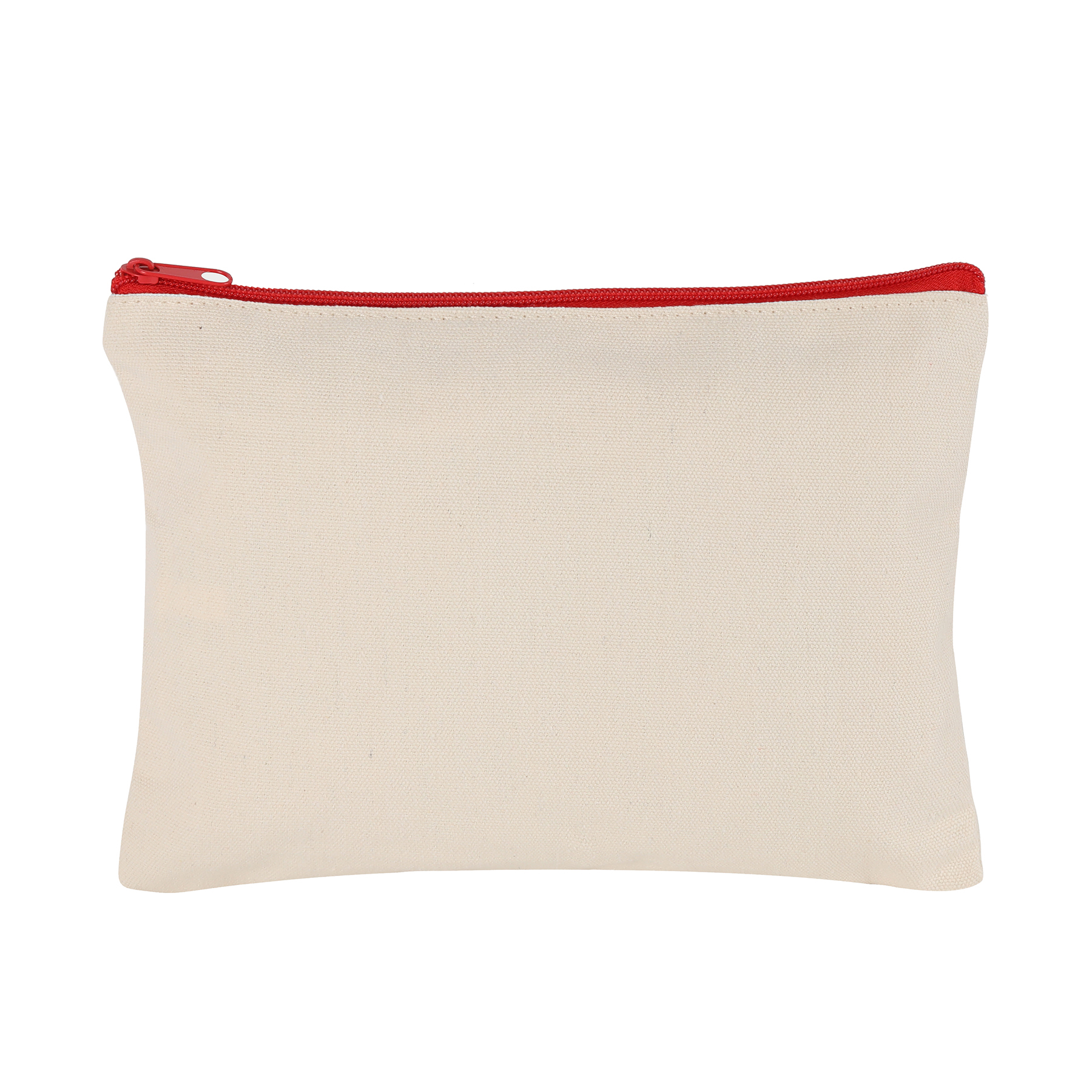 Large Travel Cotton Canvas Zip Pouch 12