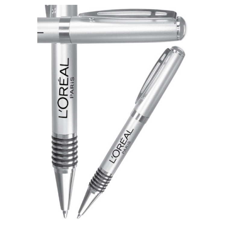 Ribbed Rubber Grip Pen 2