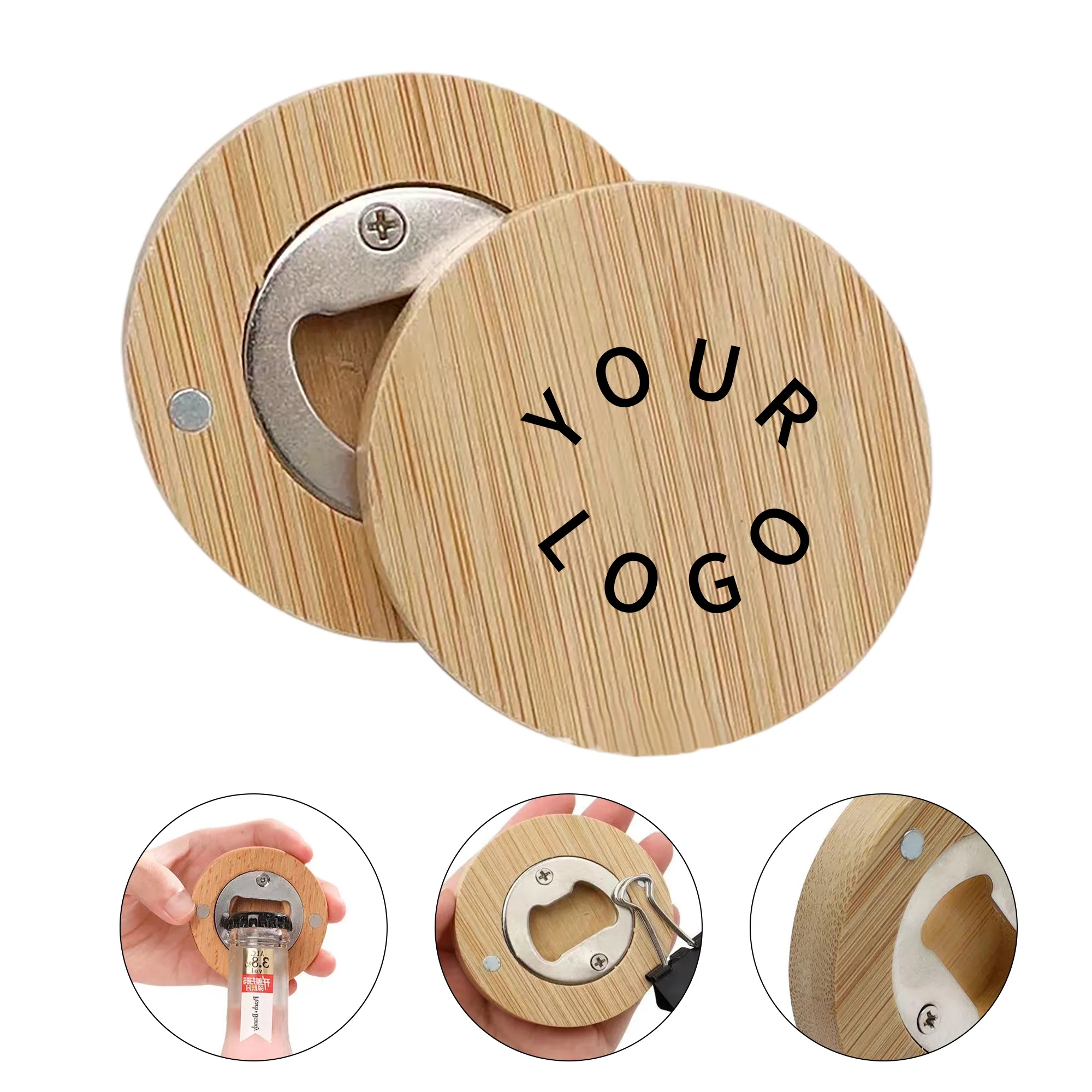 Magnetic Bamboo Bottle Opener 5
