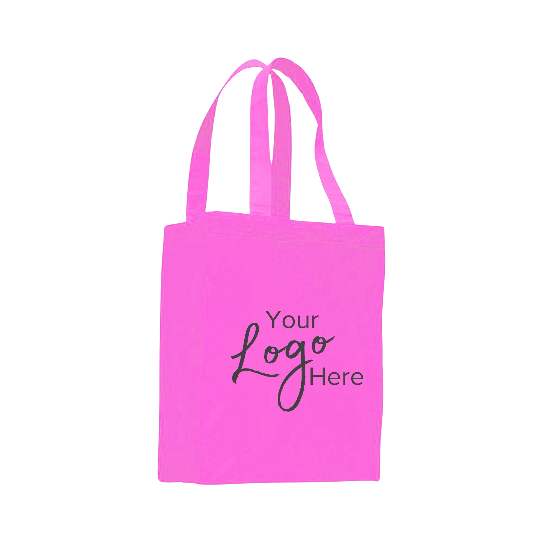 Canvas Shopping Tote Bag 10.5" W x 14" H with 5" Gusset