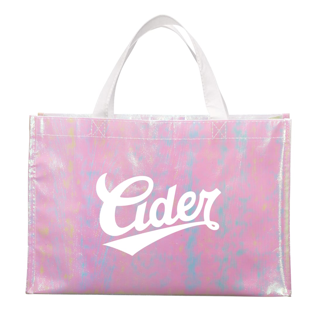 Iridescent Non-Woven Shopper Tote 22