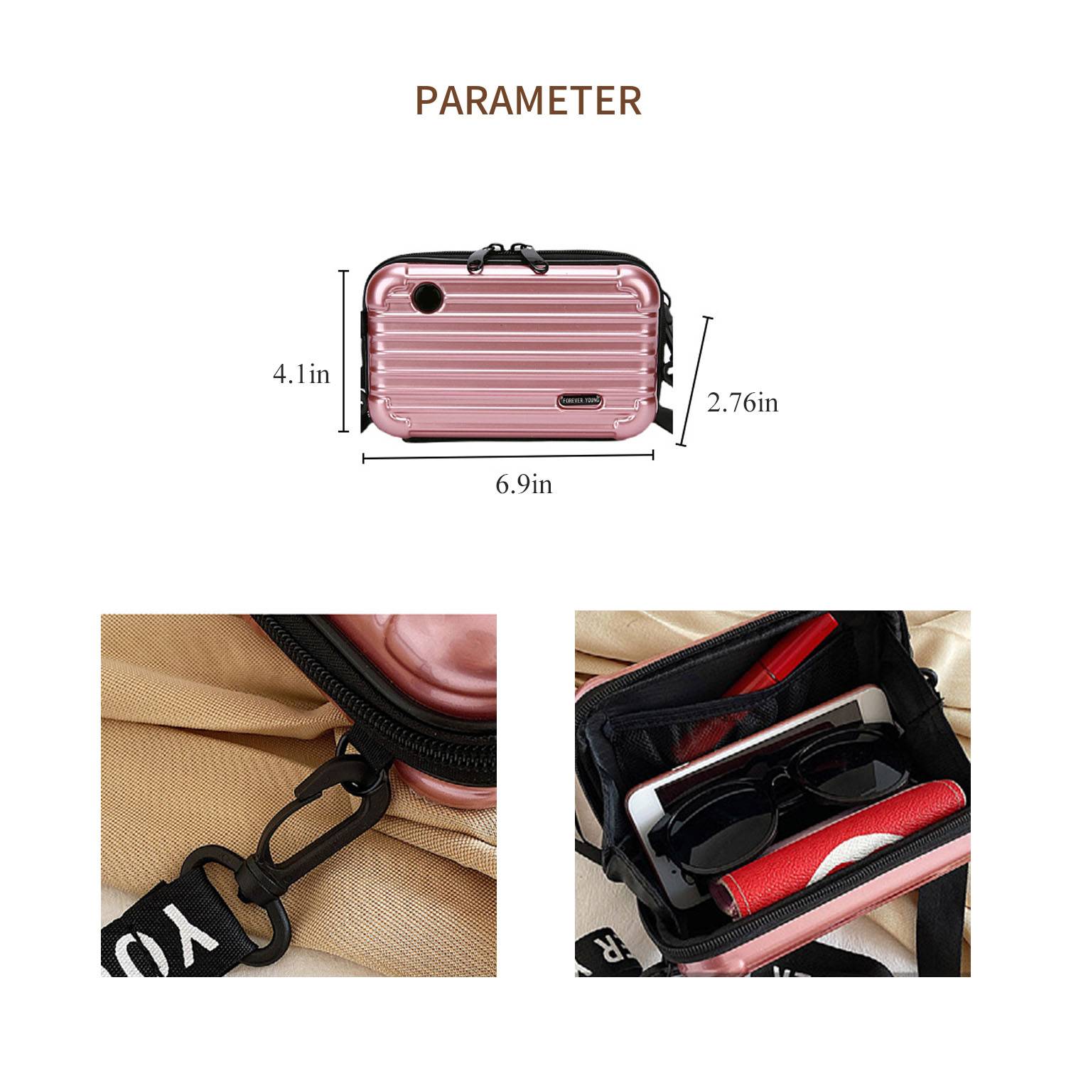 Unisex Multifunction Fashion Crossbody Bag for Purse 1