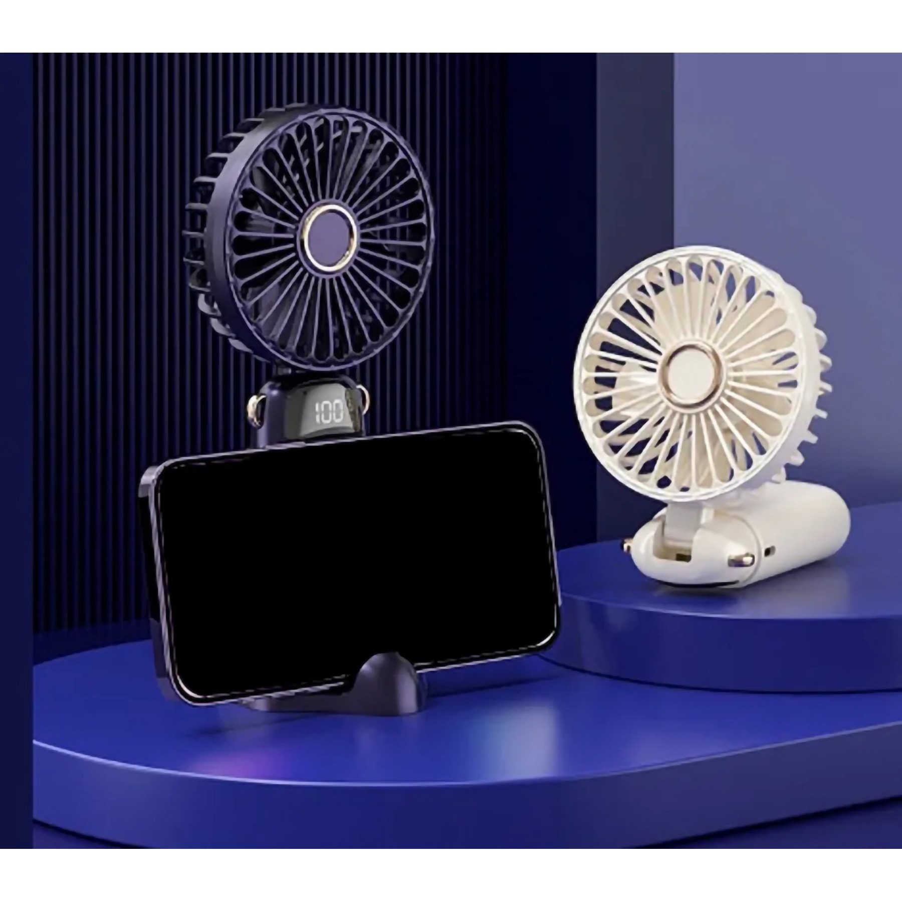 Digital Display Aromatherapy Electric Fan 5