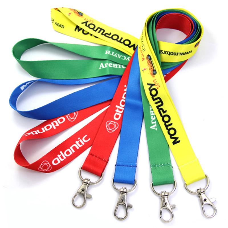 3/4"W Imprinted Polyster Lanyard