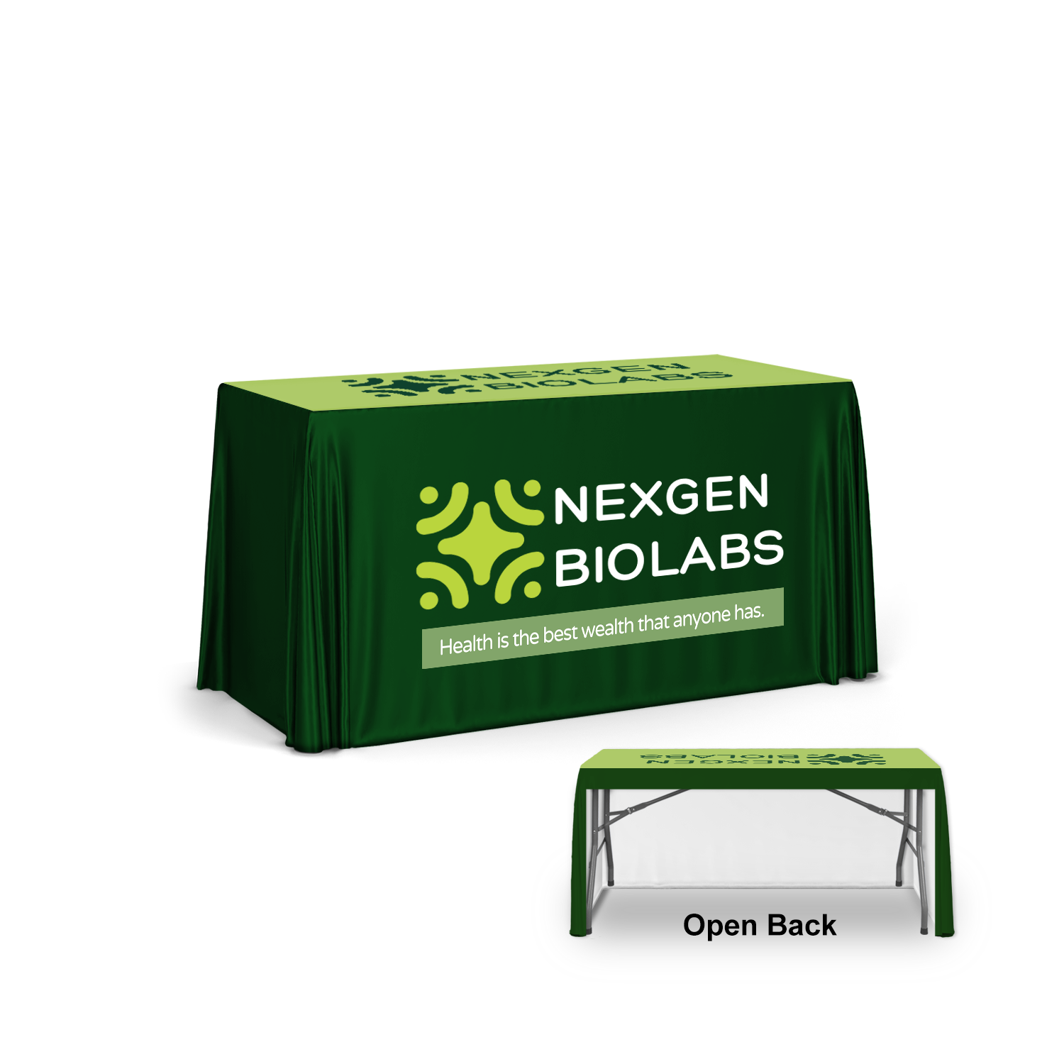 4' Eco-Poly TableThrow (3-Sided)