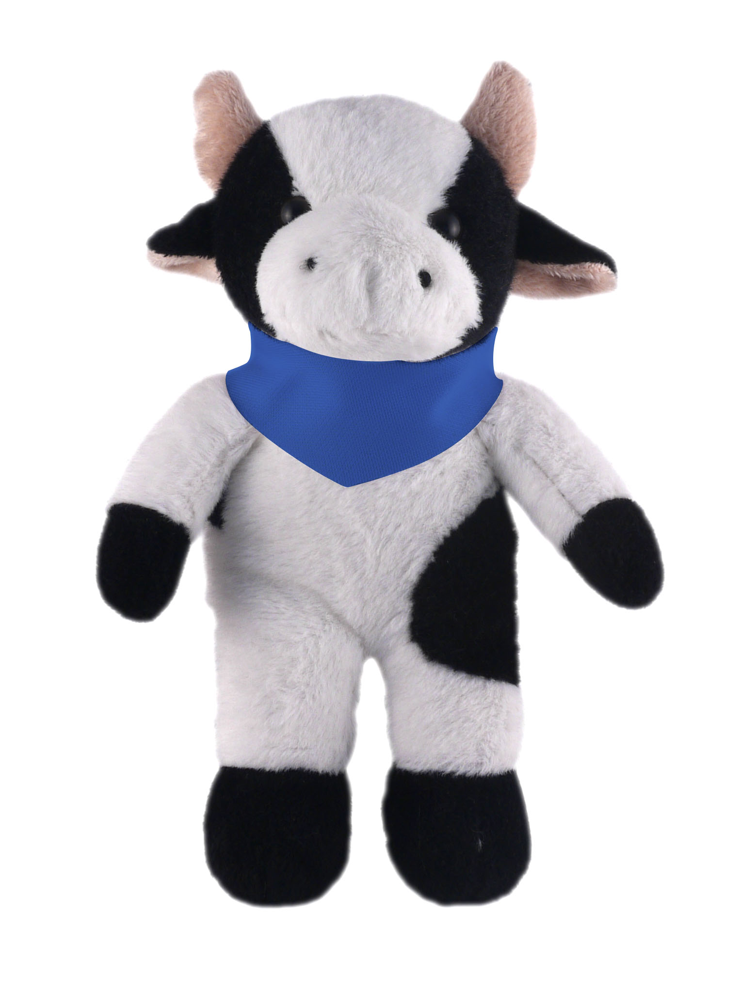 Soft Plush Stuffed Cow with Bandana 1