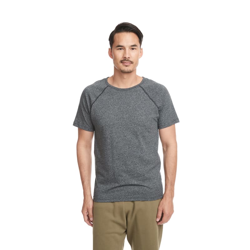 Next Level Apparel Men's Mock Twist Short-Sleeve Raglan T-Shirt 8