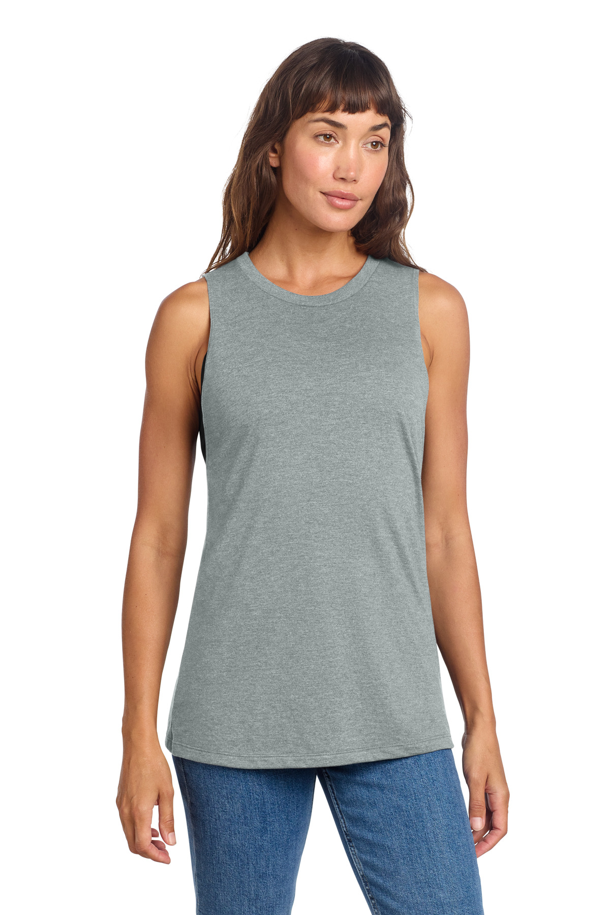 District Women's Perfect Tri Muscle Tank DT153 52