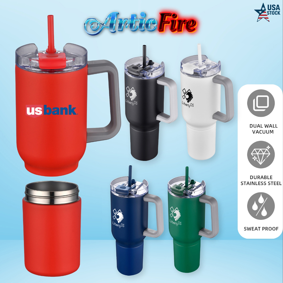 ArticFire 21oz Travel Mug with Handle & 12oz Convertible Base 4