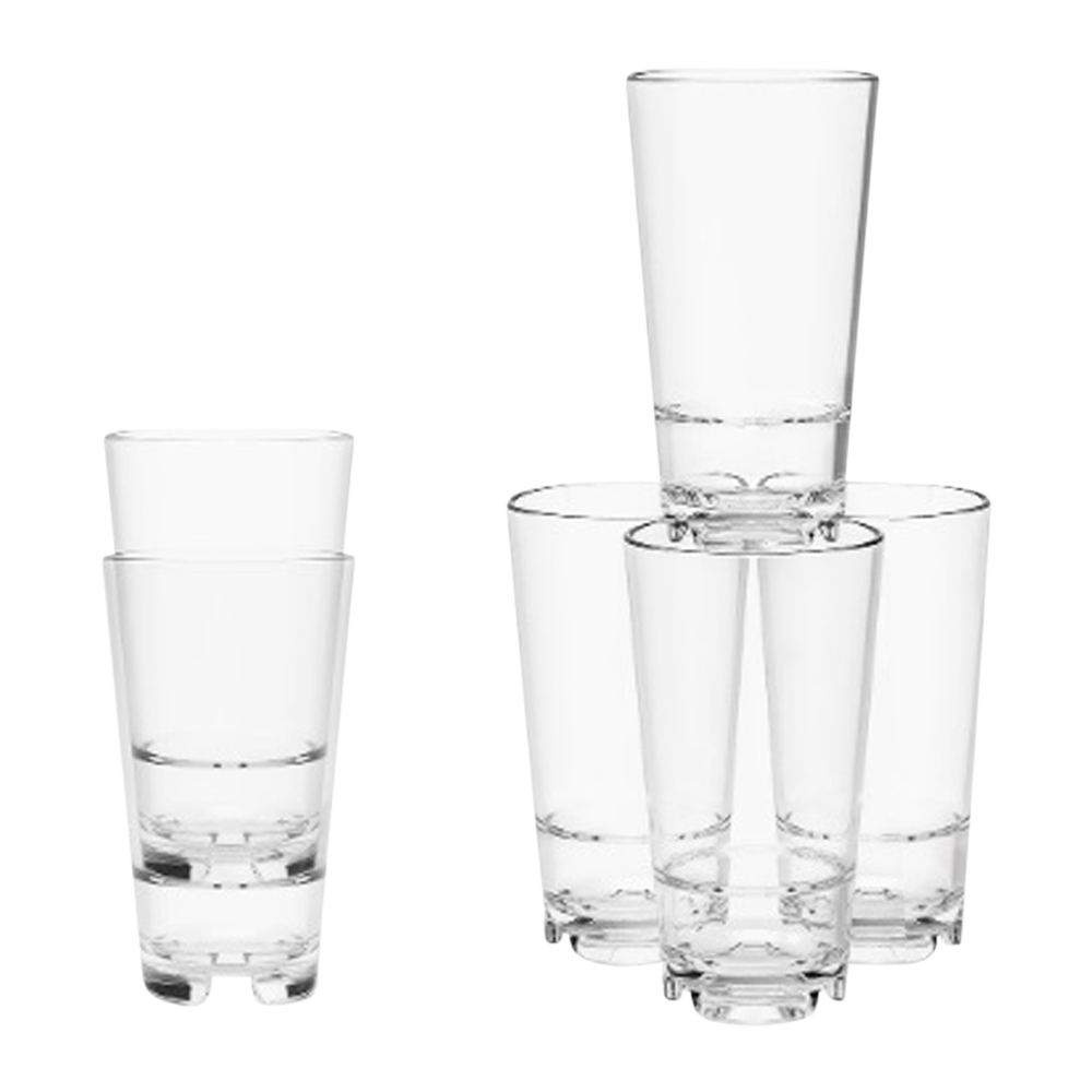 14oz. Acrylic Stacking Tall Glass 6