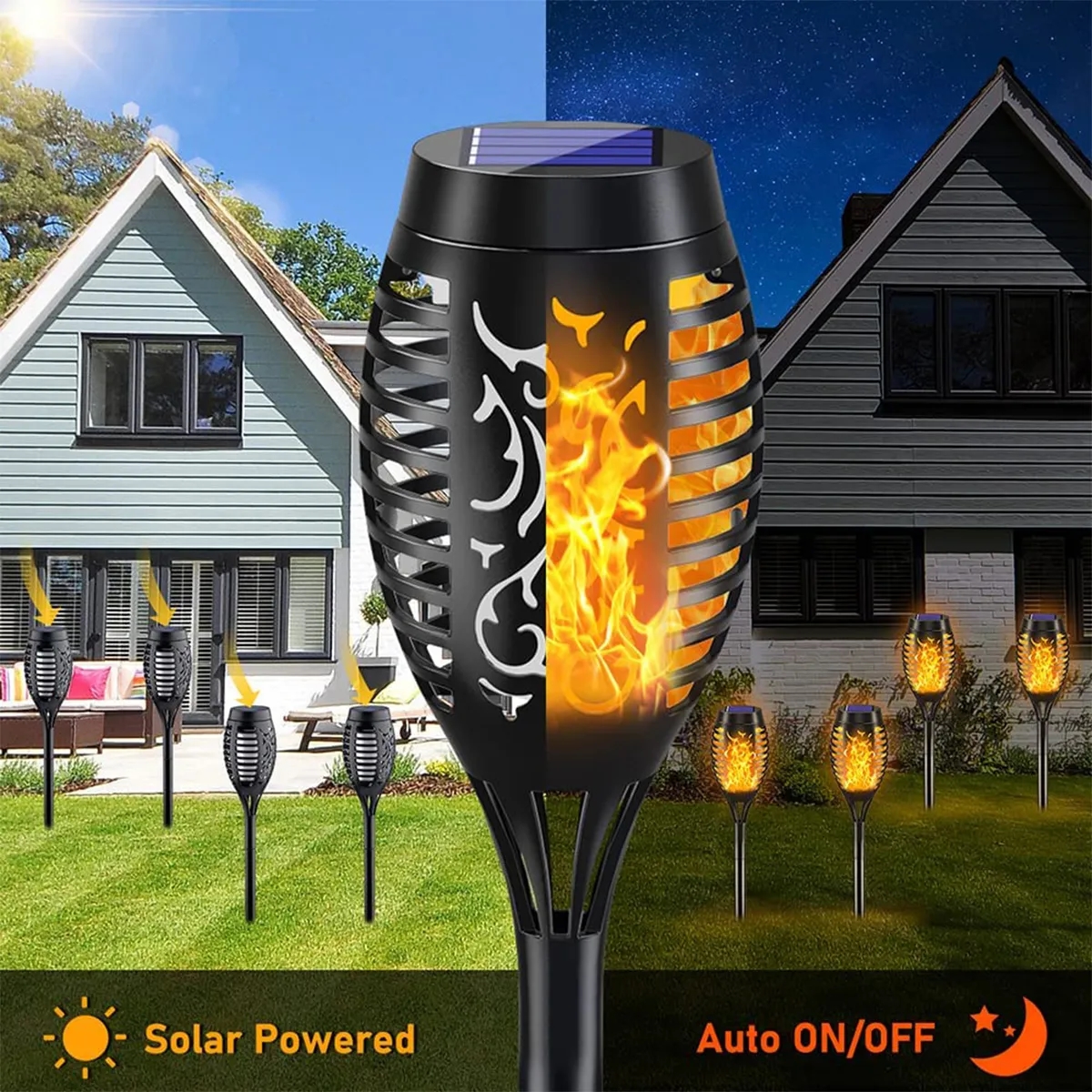 Flickering Flame Lights for Halloween Christmas Decorations 4