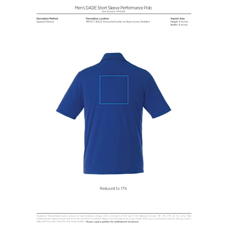 Men's DADE Short Sleeve Polo 390