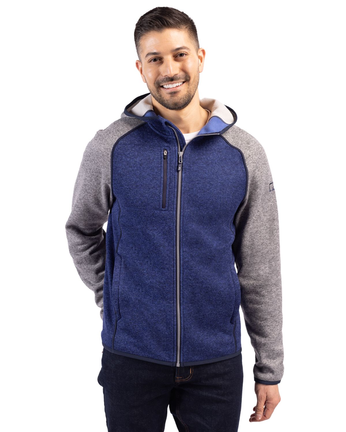 Mainsail Full Zip Hooded Mens Jacket