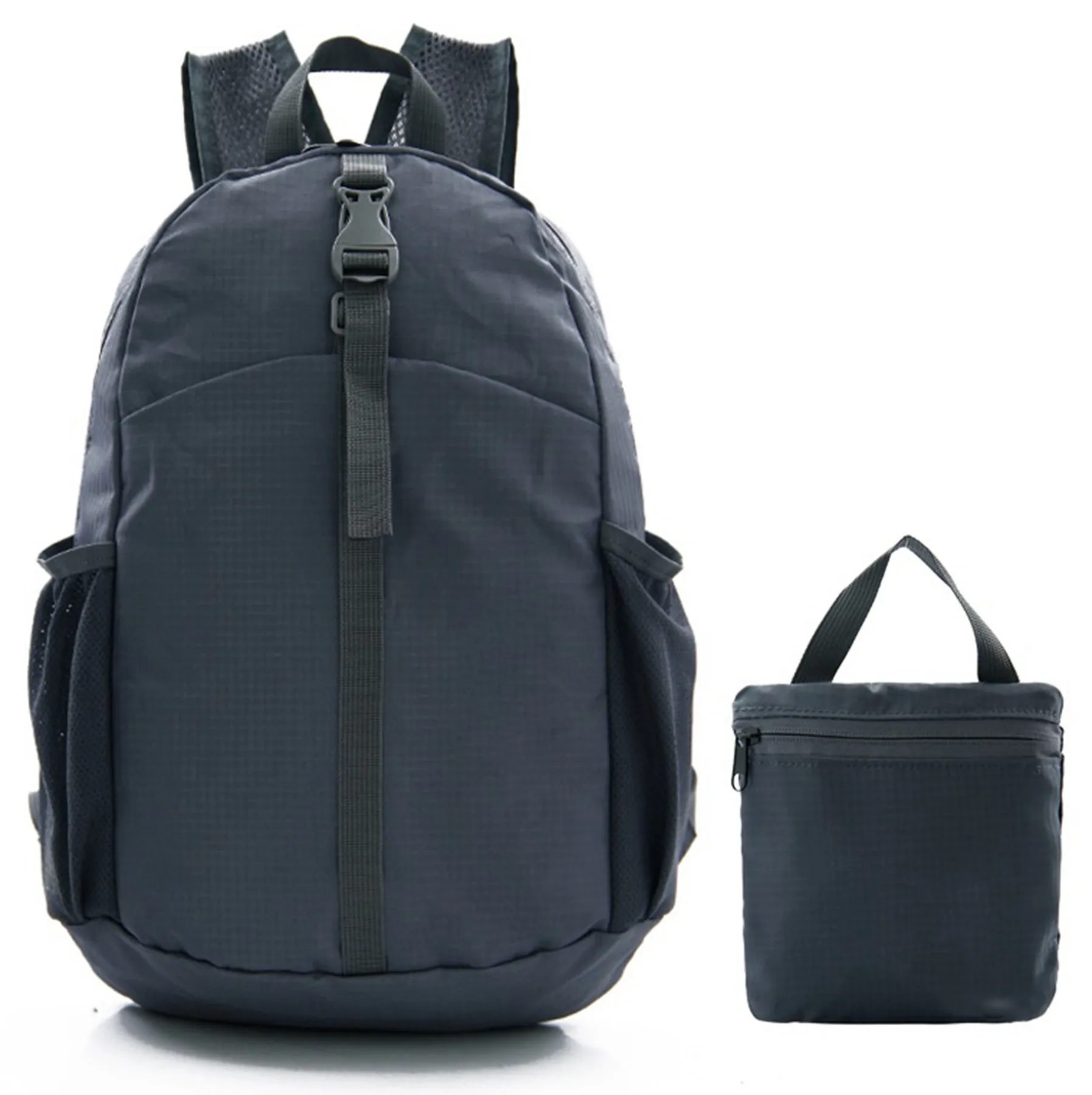 Waterproof Folding Double Shoulder Backpack 11