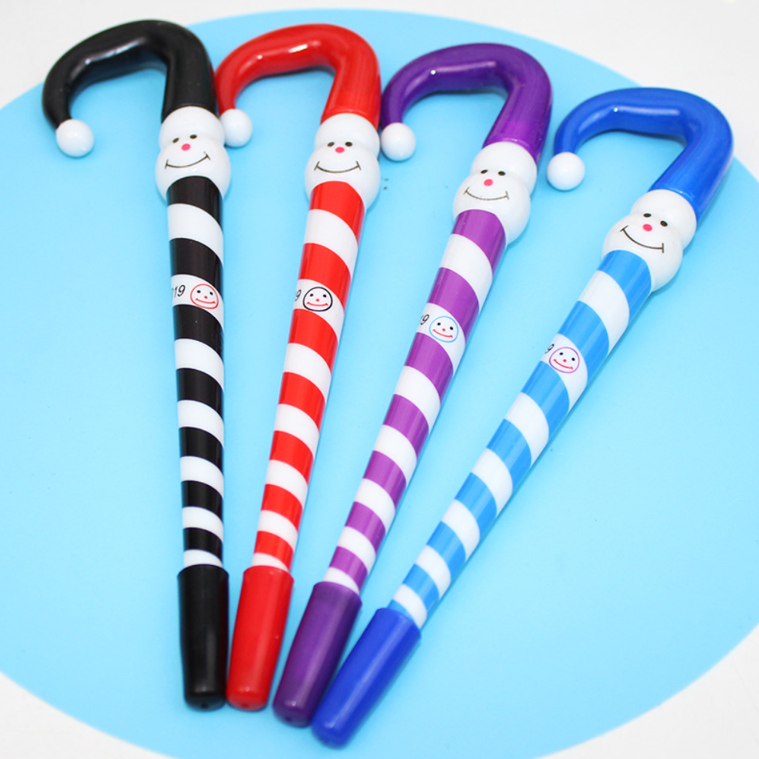 Snowman umbrella ballpoint pen 1