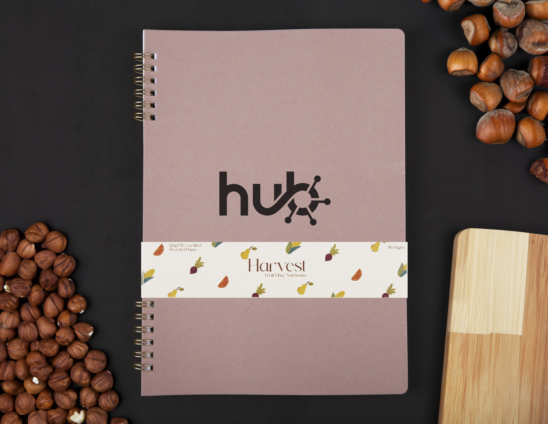 Harvest Fruit Fiber™ Ring Bound Notebook 12