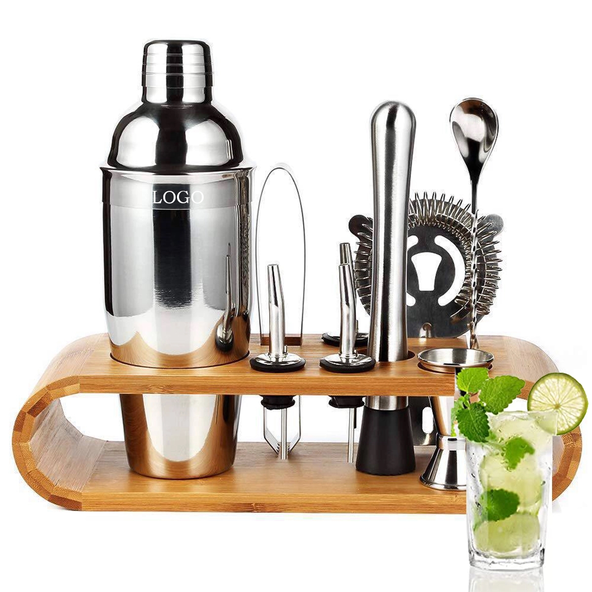 Mixology Bartender Kit Cocktail Shaker Set 4