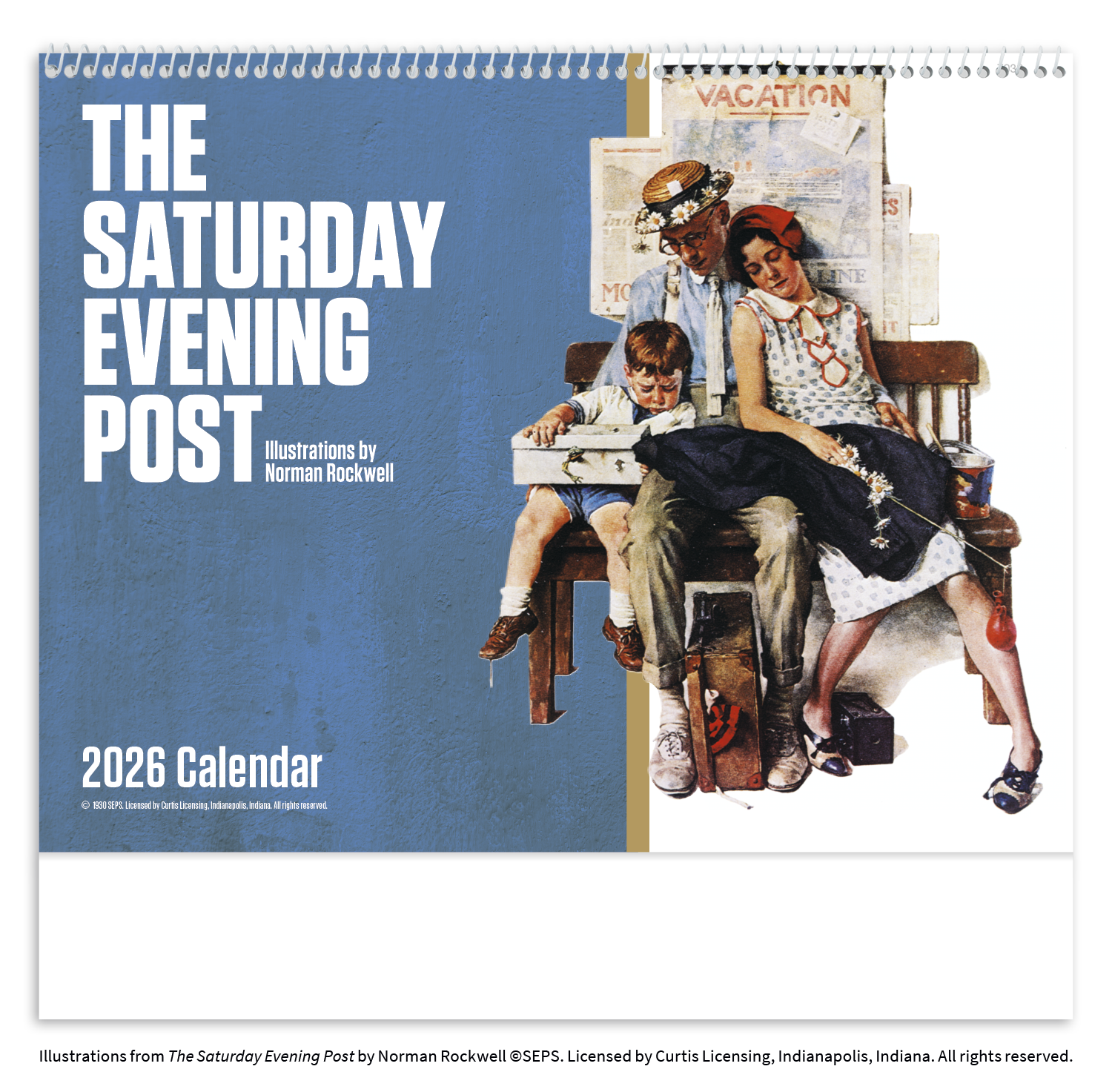 Good Value™ The Saturday Evening Post Illustrations by Norman Rockwell – Spiral Calendar 24