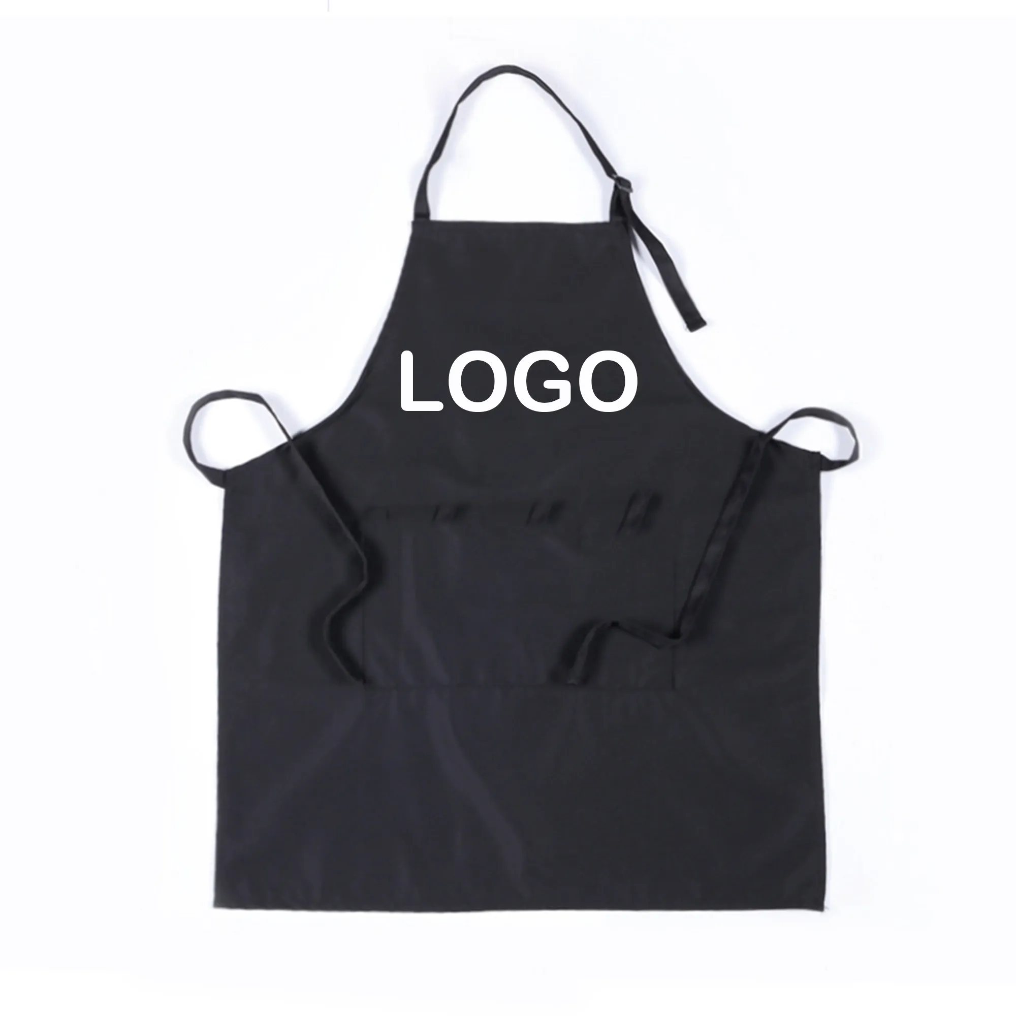 Kitchen Apron w/ Custom Imprint & Pockets MOQ 50 PCS 3